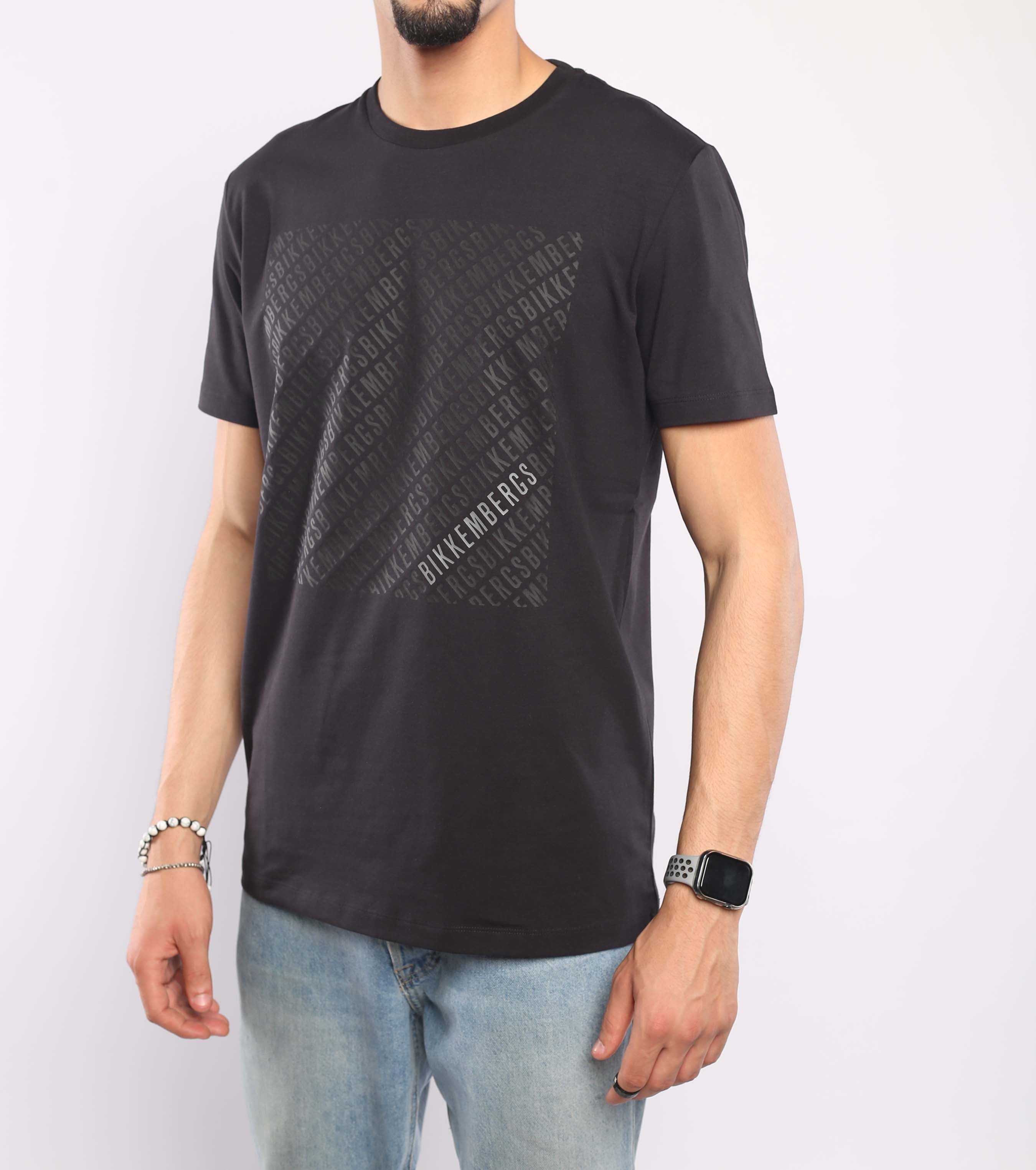 BIKKEMBRGS MEDUIM FIT COTTON T-SHIRT