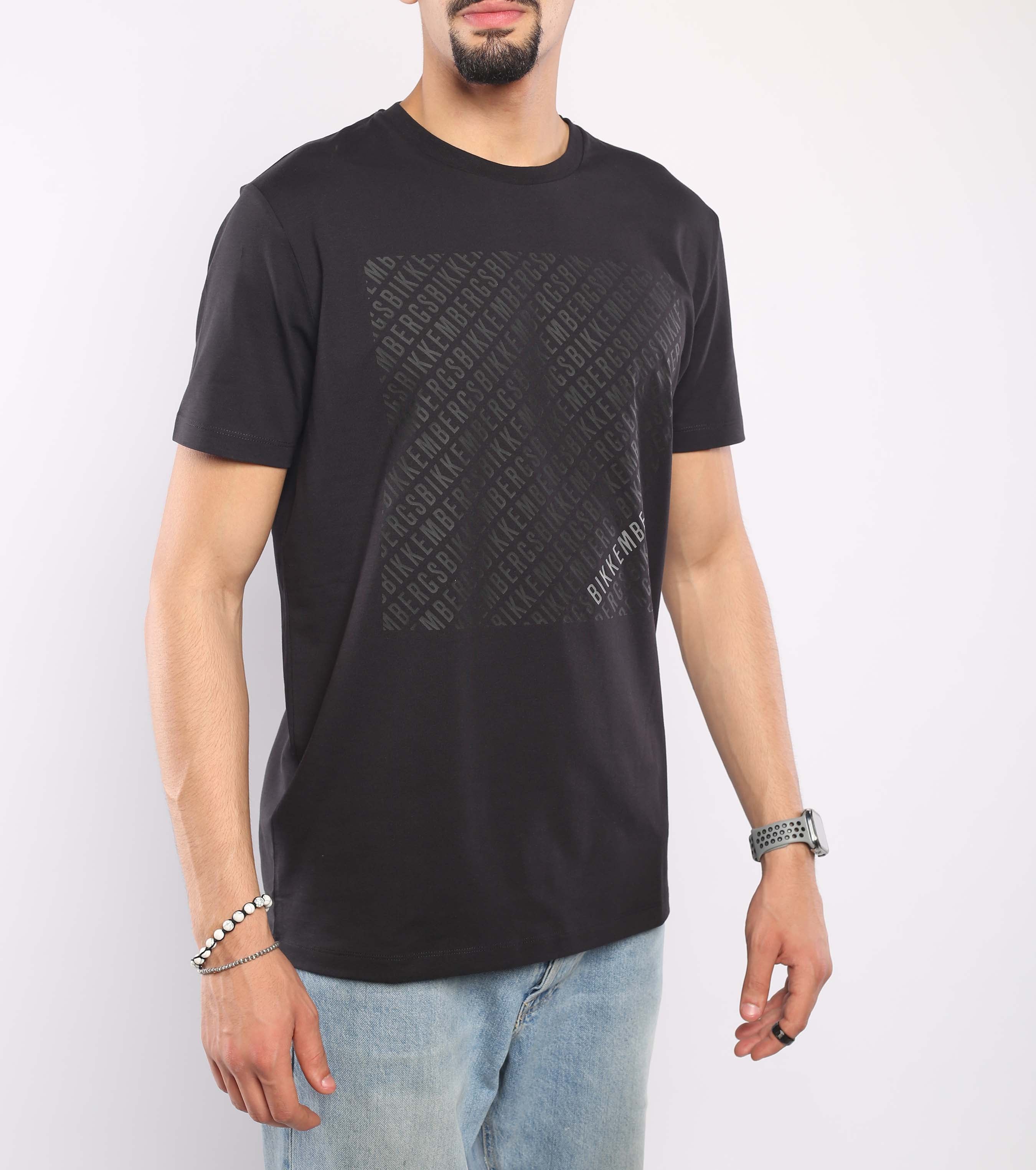 BIKKEMBRGS MEDUIM FIT COTTON T-SHIRT