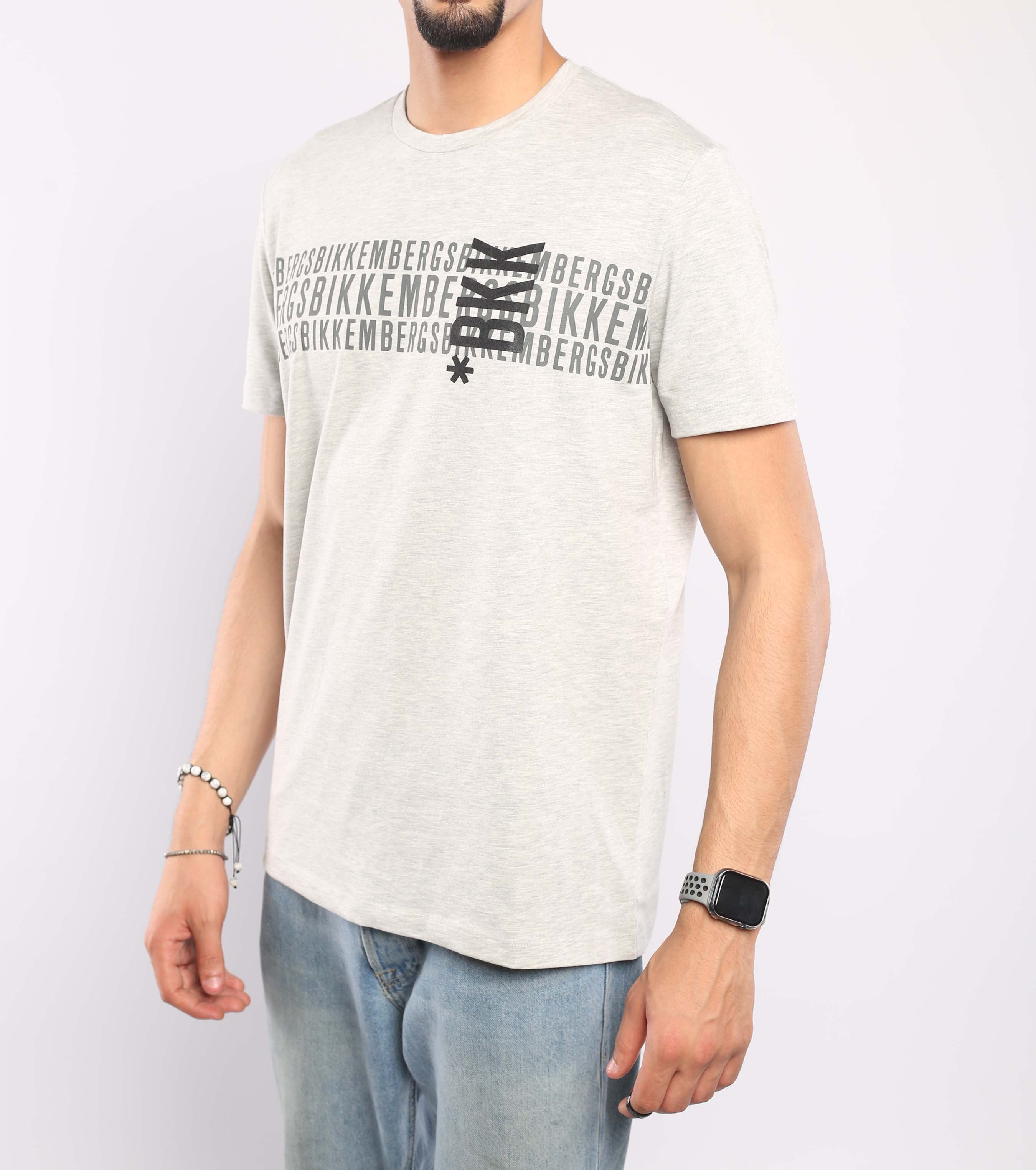 BIKKEMBRGS MEDUIM FIT COTTON T-SHIRT