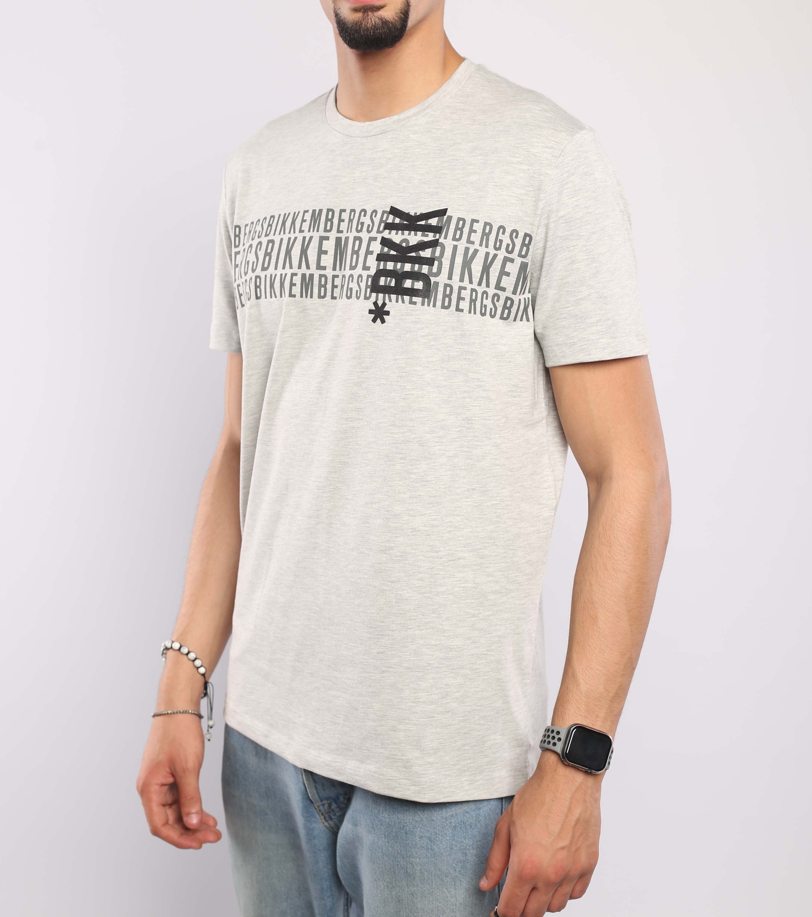 BIKKEMBRGS MEDUIM FIT COTTON T-SHIRT