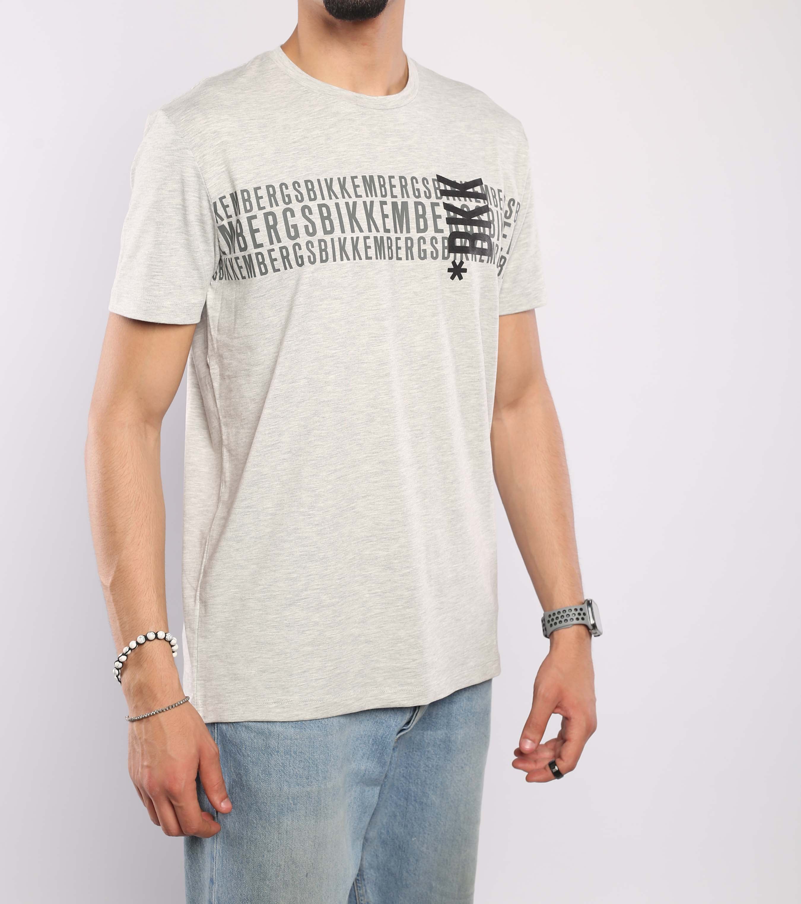 BIKKEMBRGS MEDUIM FIT COTTON T-SHIRT