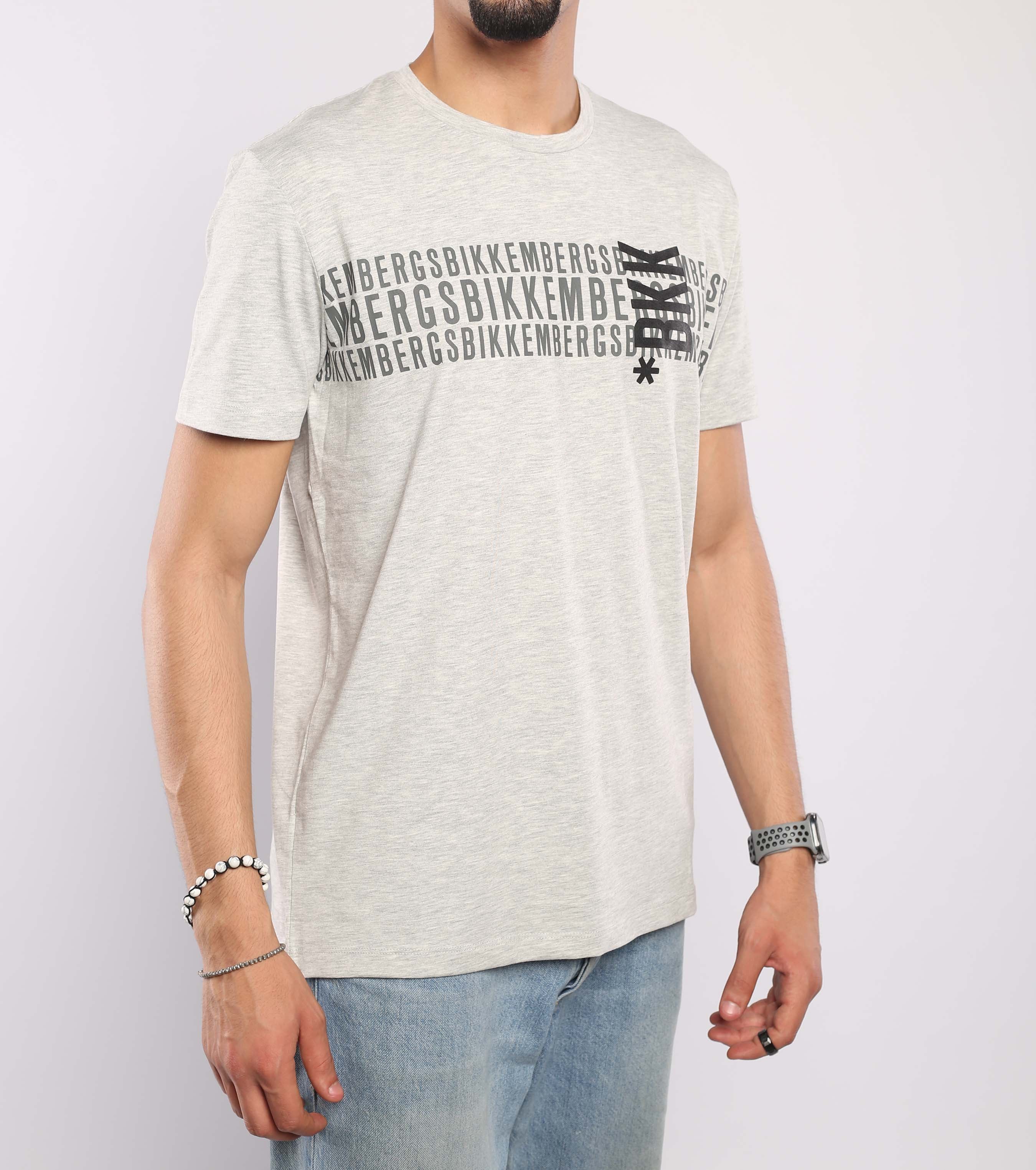 BIKKEMBRGS MEDUIM FIT COTTON T-SHIRT