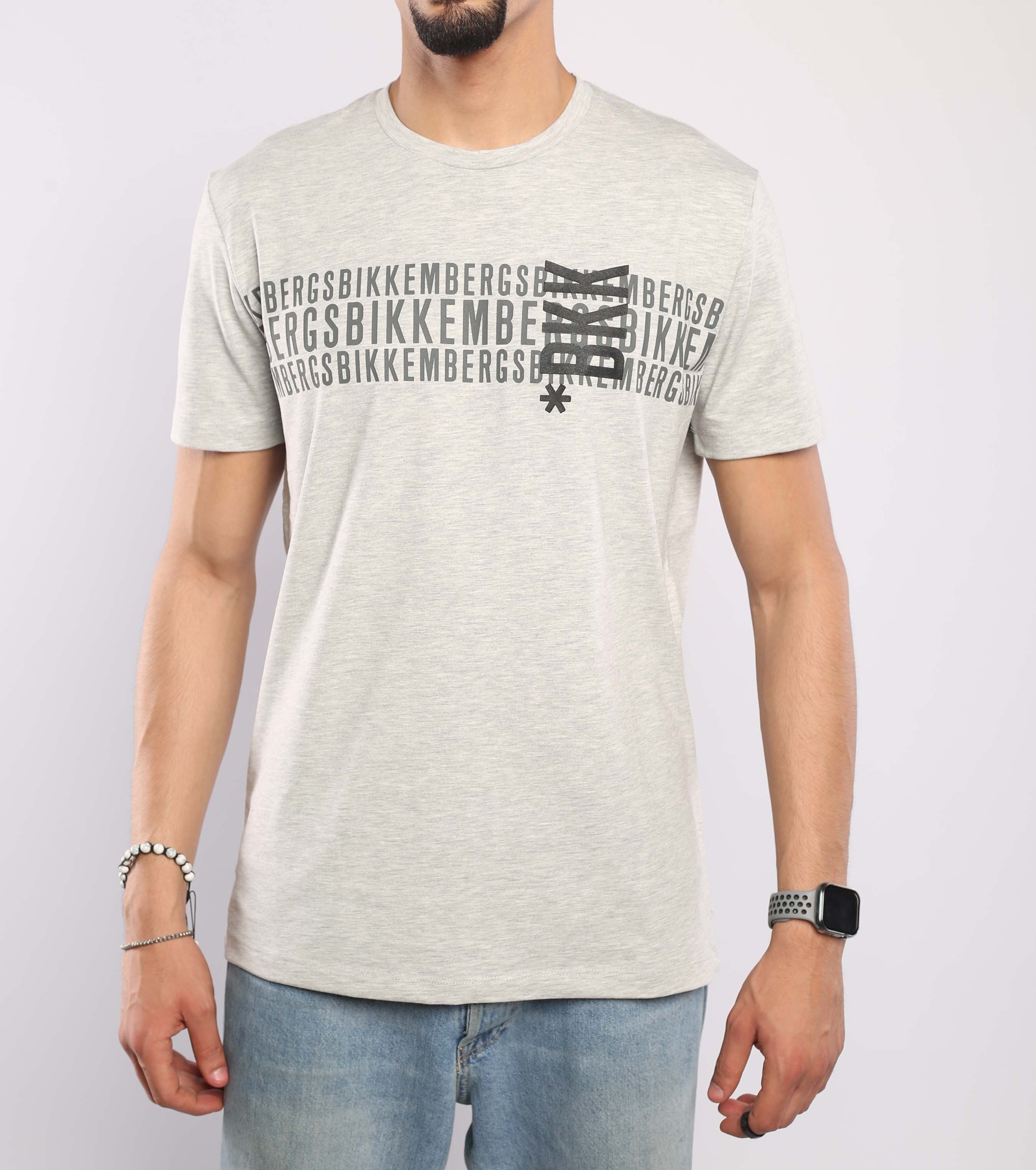 BIKKEMBRGS MEDUIM FIT COTTON T-SHIRT
