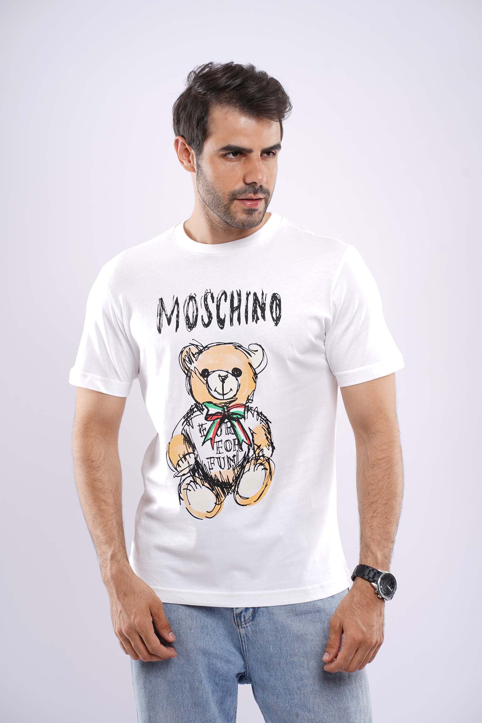 MOSCHINO MEDUIM FIT COTTON T-SHIRT