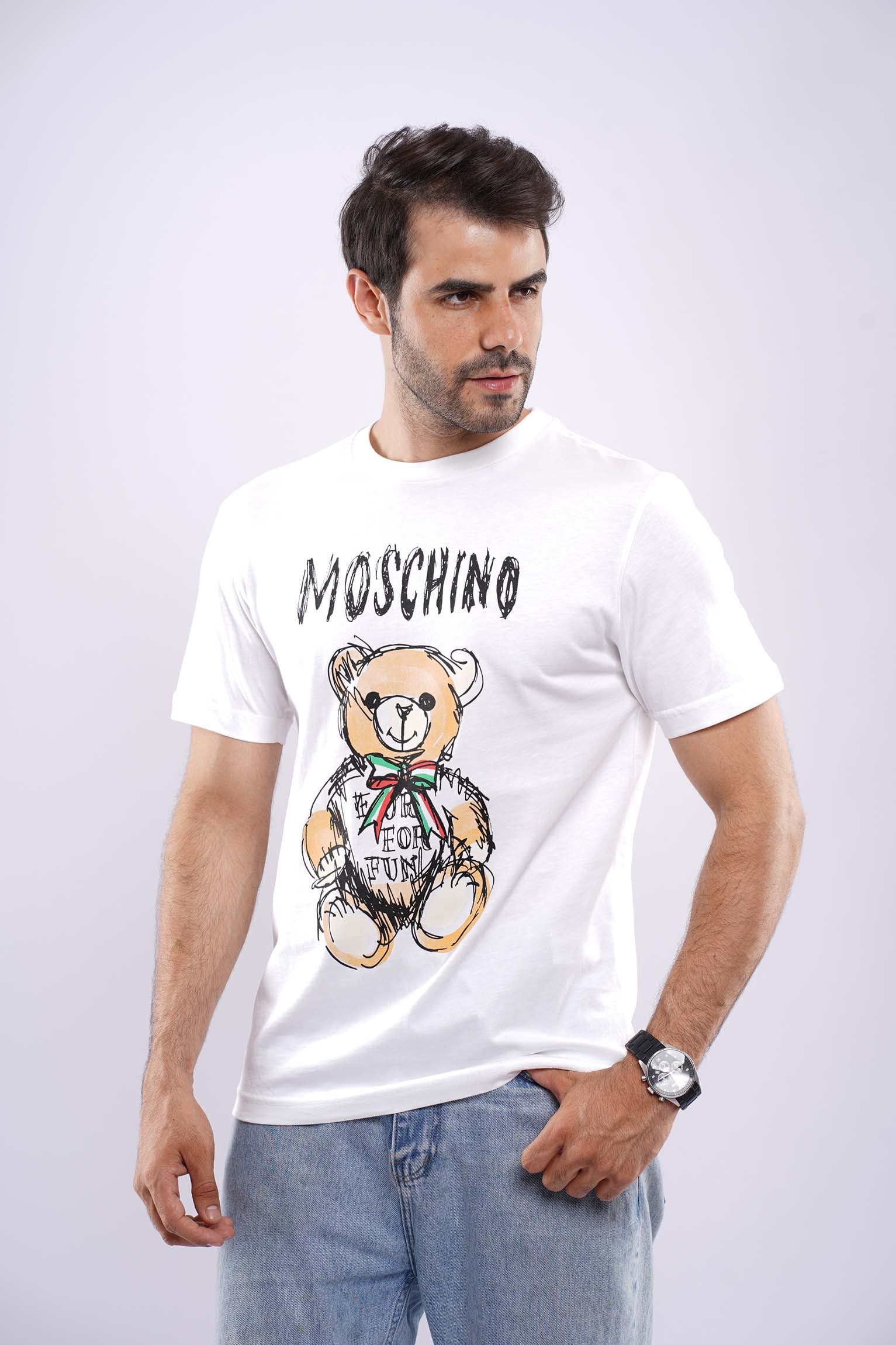 MOSCHINO MEDUIM FIT COTTON T-SHIRT