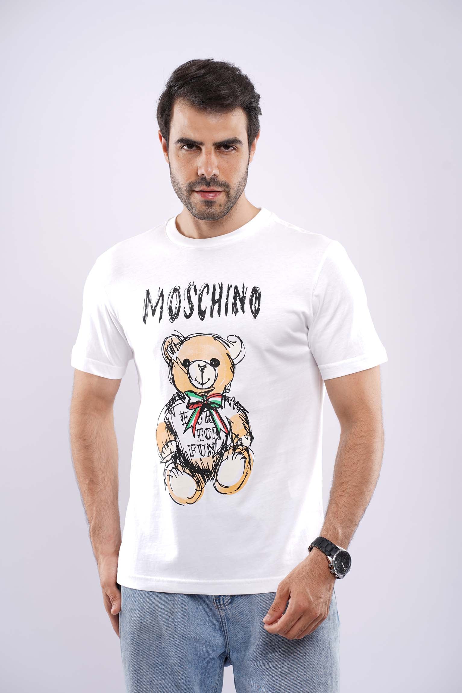 MOSCHINO MEDUIM FIT COTTON T-SHIRT