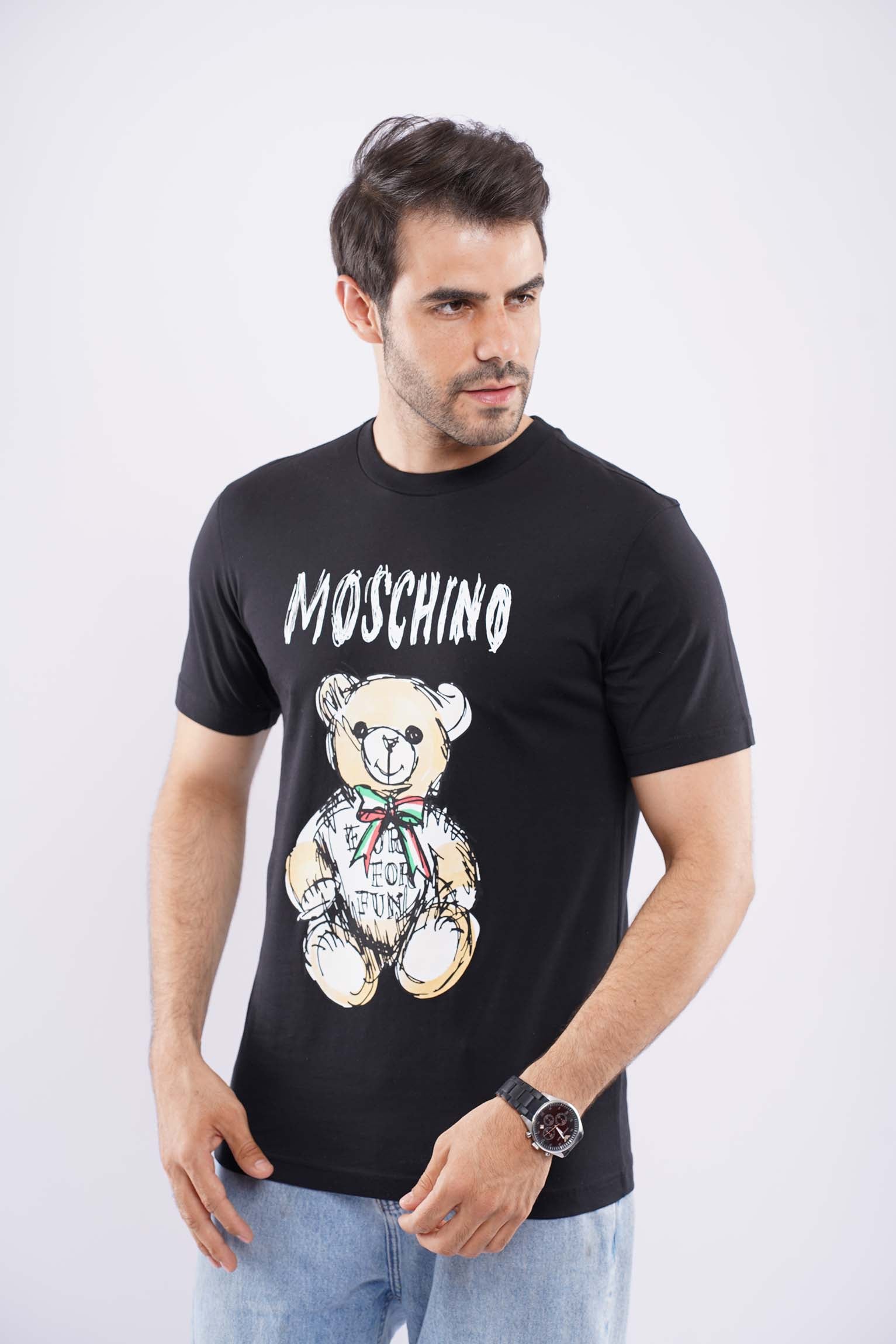 MOSCHINO MEDUIM FIT COTTON T-SHIRT
