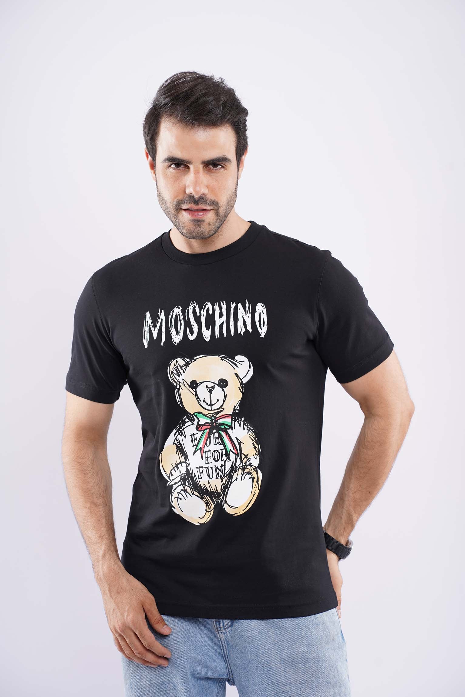 MOSCHINO MEDUIM FIT COTTON T-SHIRT
