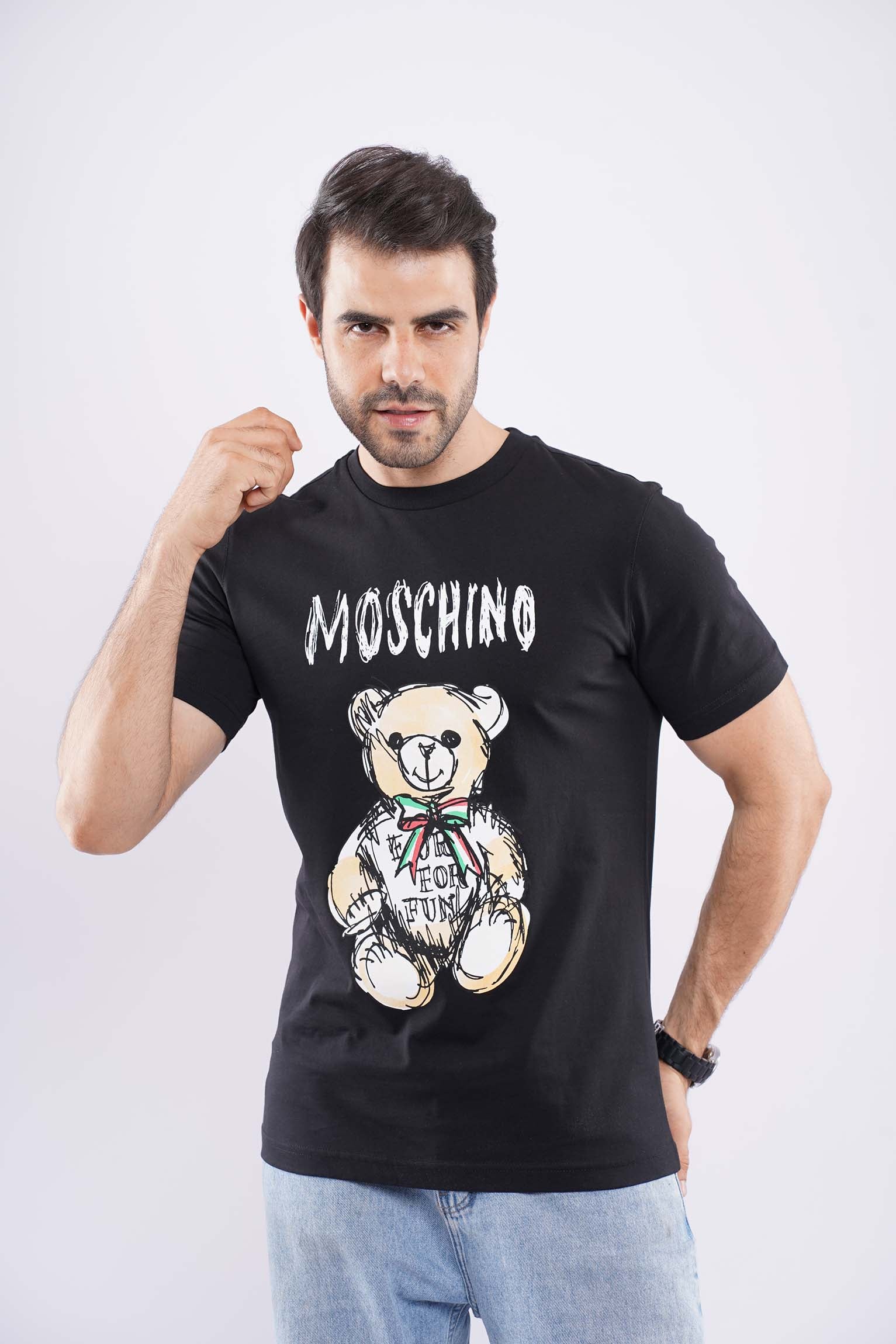 MOSCHINO MEDUIM FIT COTTON T-SHIRT