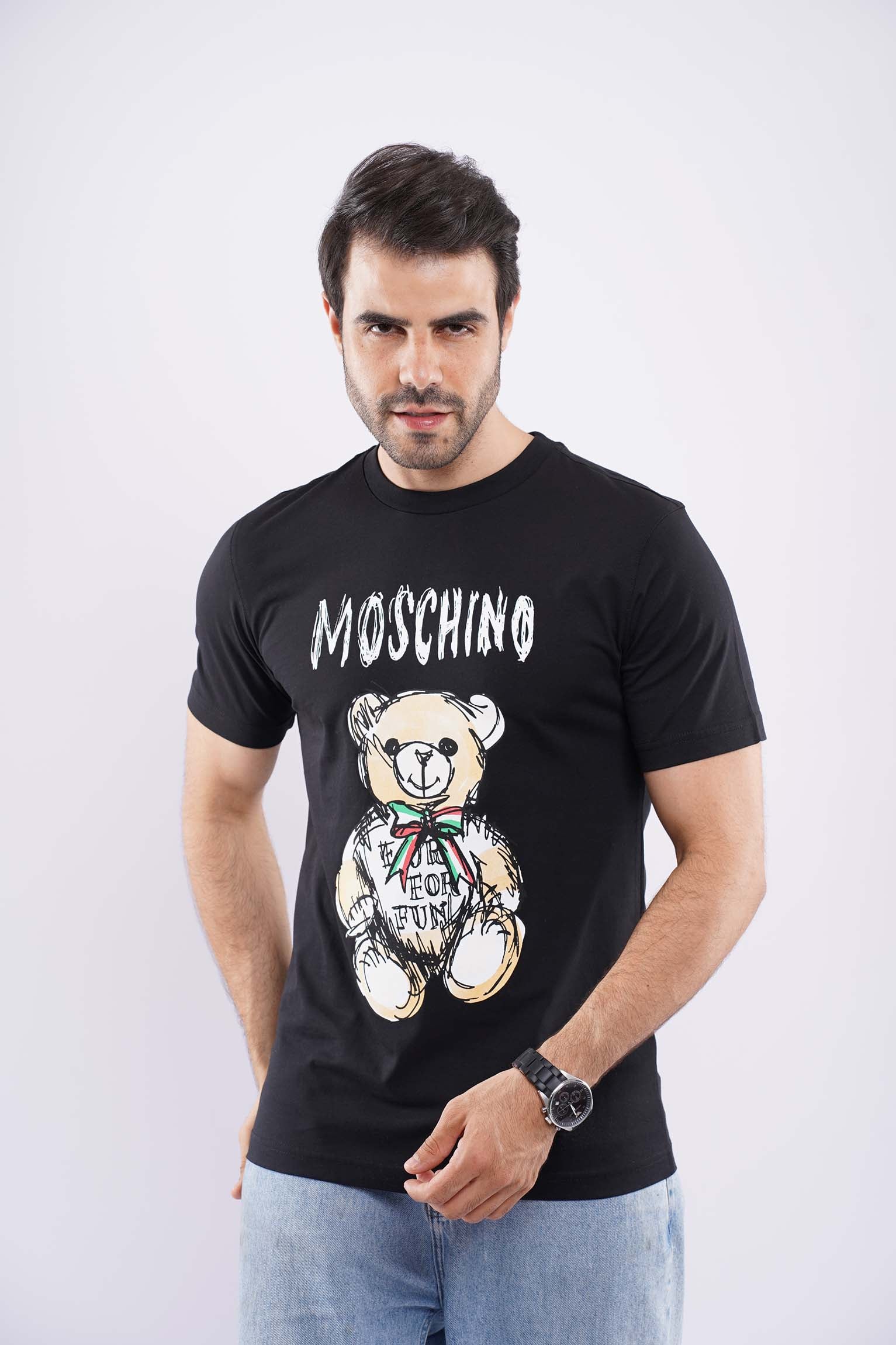 MOSCHINO MEDUIM FIT COTTON T-SHIRT