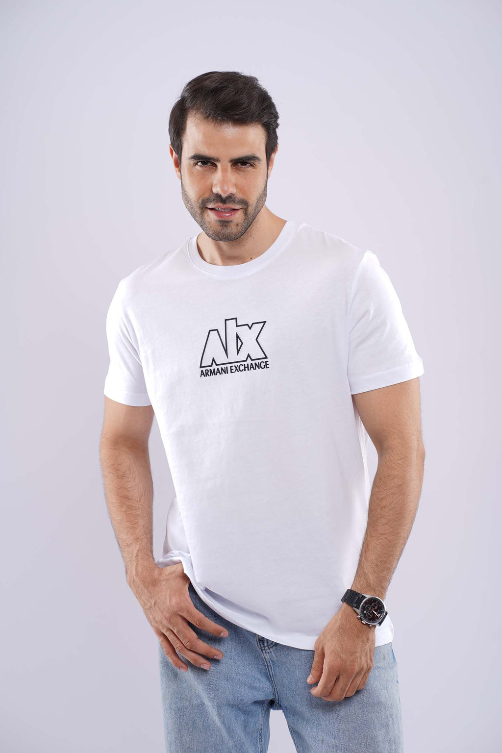 ARMANI EXCHANGE MEDUIM FIT COTTON T-SHIRT