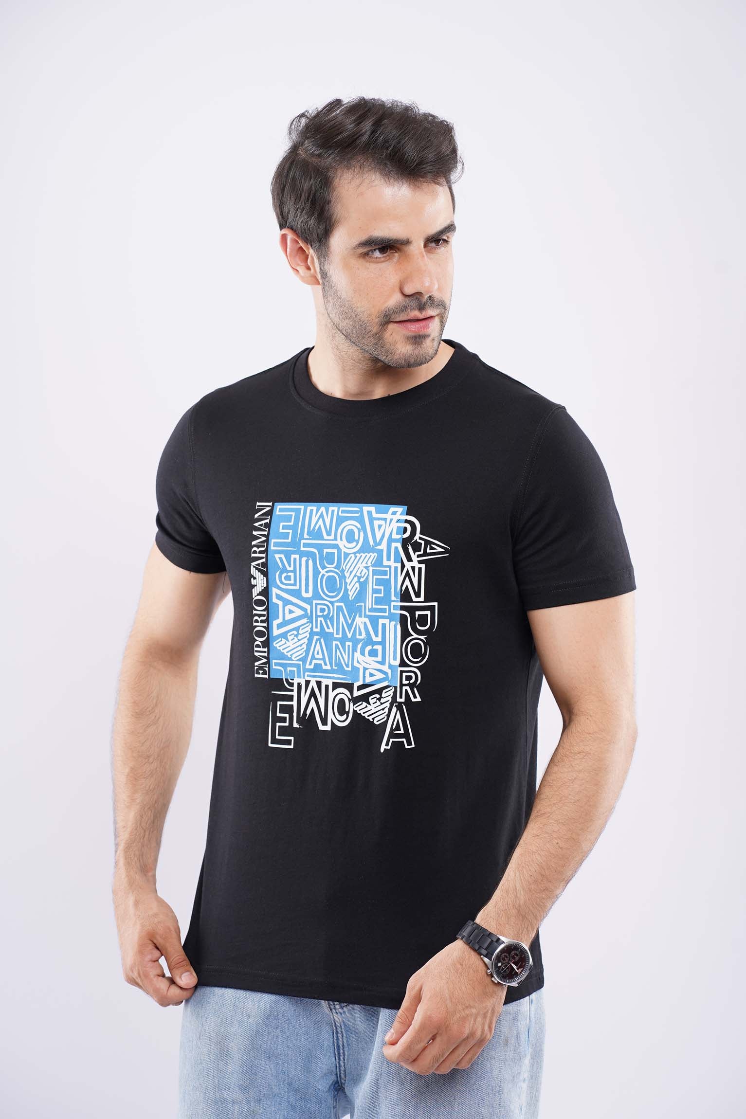 EMPORIO ARMANI MEDUIM FIT COTTON T-SHIRT