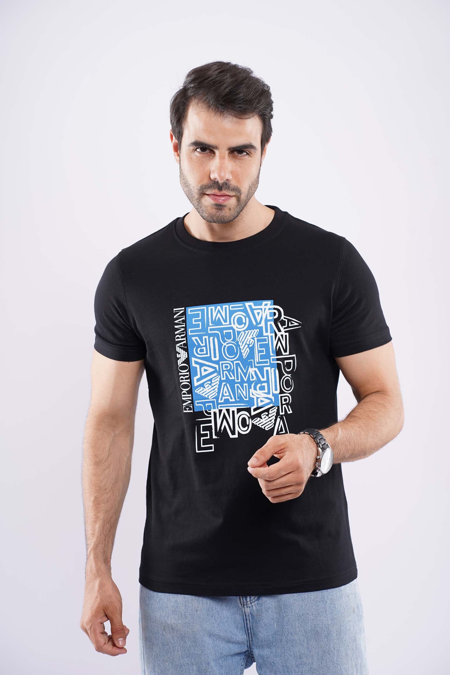 EMPORIO ARMANI MEDUIM FIT COTTON T-SHIRT