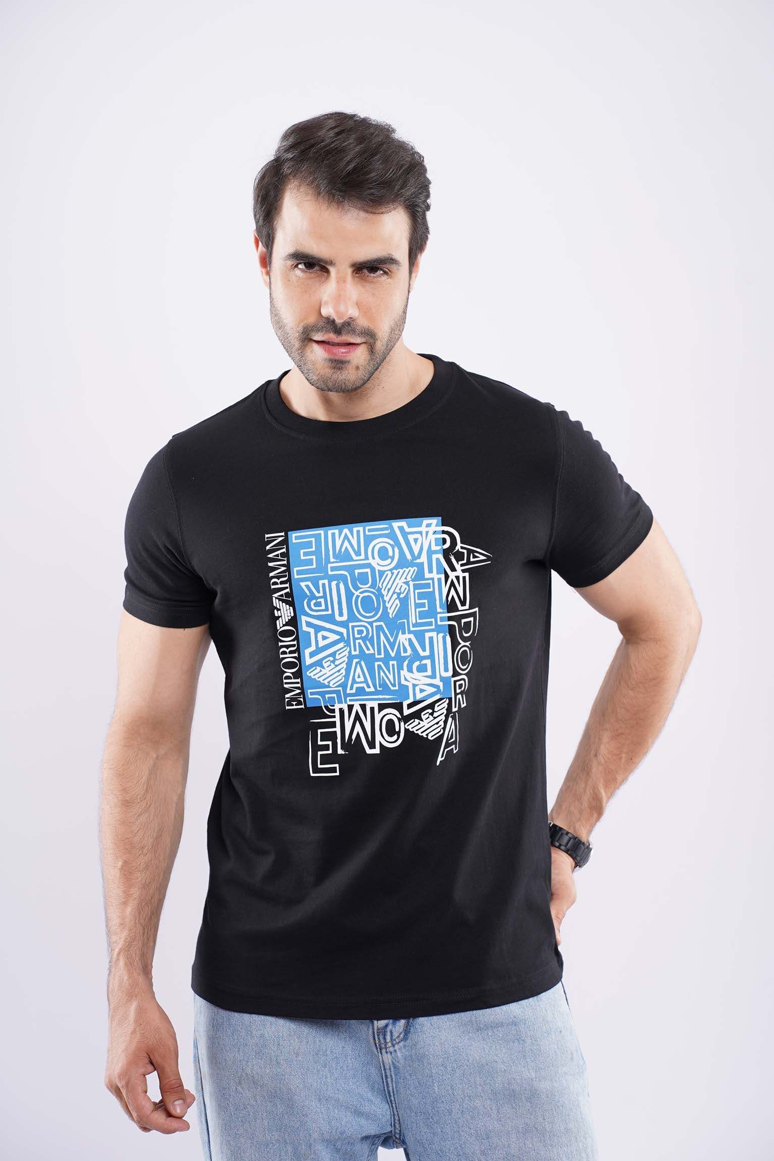 EMPORIO ARMANI MEDUIM FIT COTTON T-SHIRT