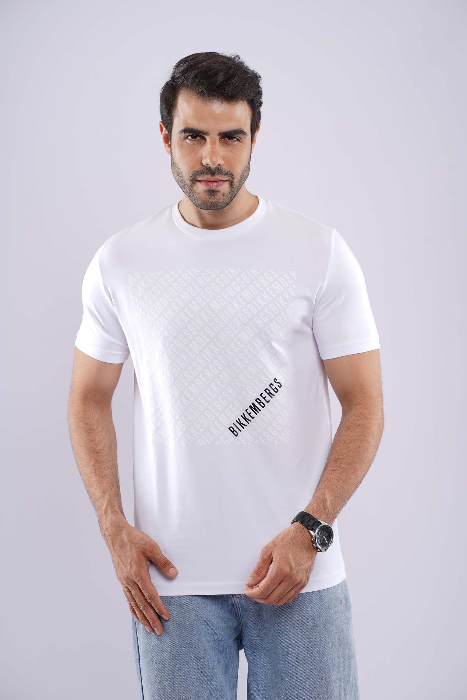 BIKKEMBRGS MEDUIM FIT COTTON T-SHIRT