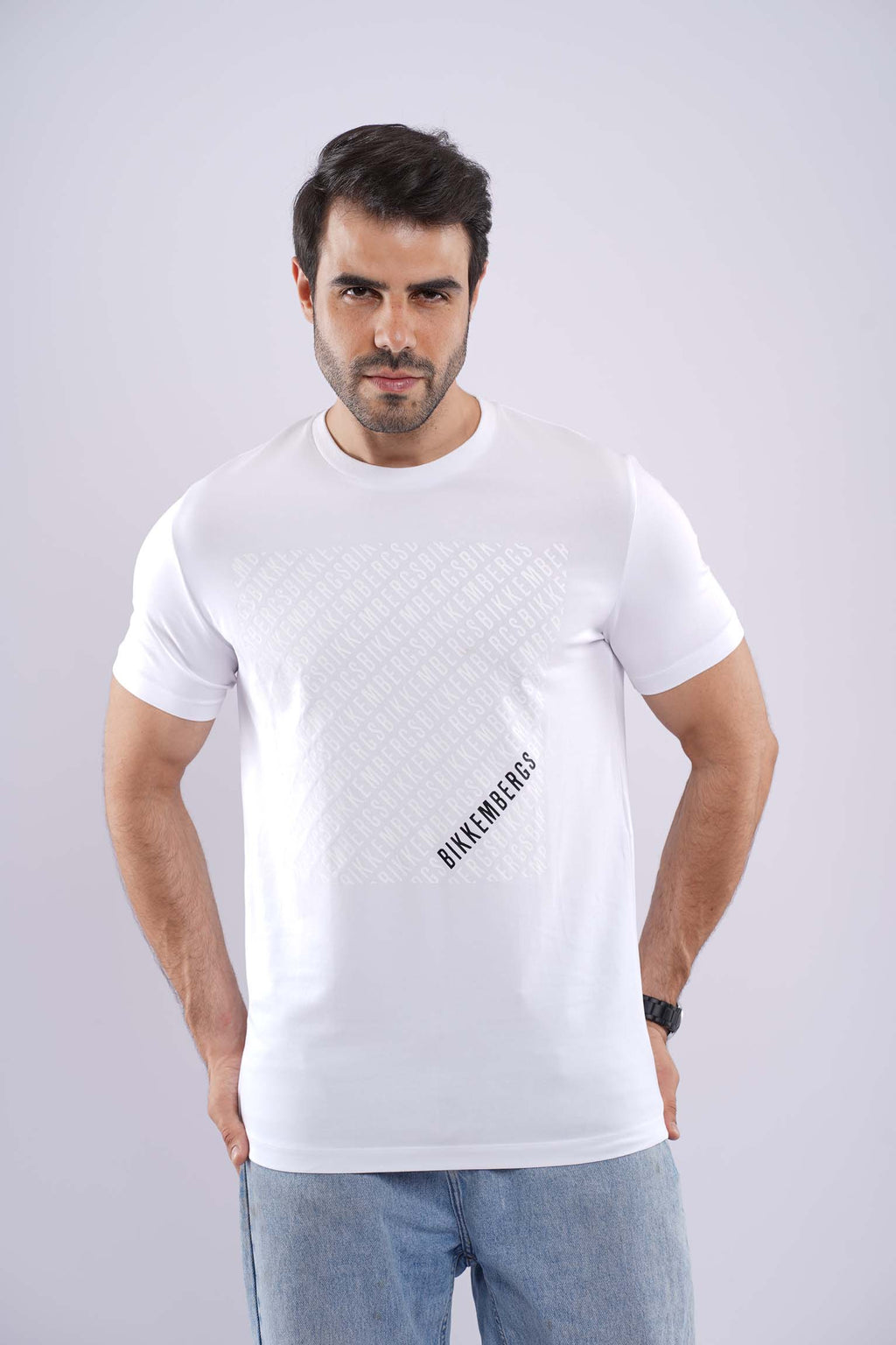 BIKKEMBRGS MEDUIM FIT COTTON T-SHIRT