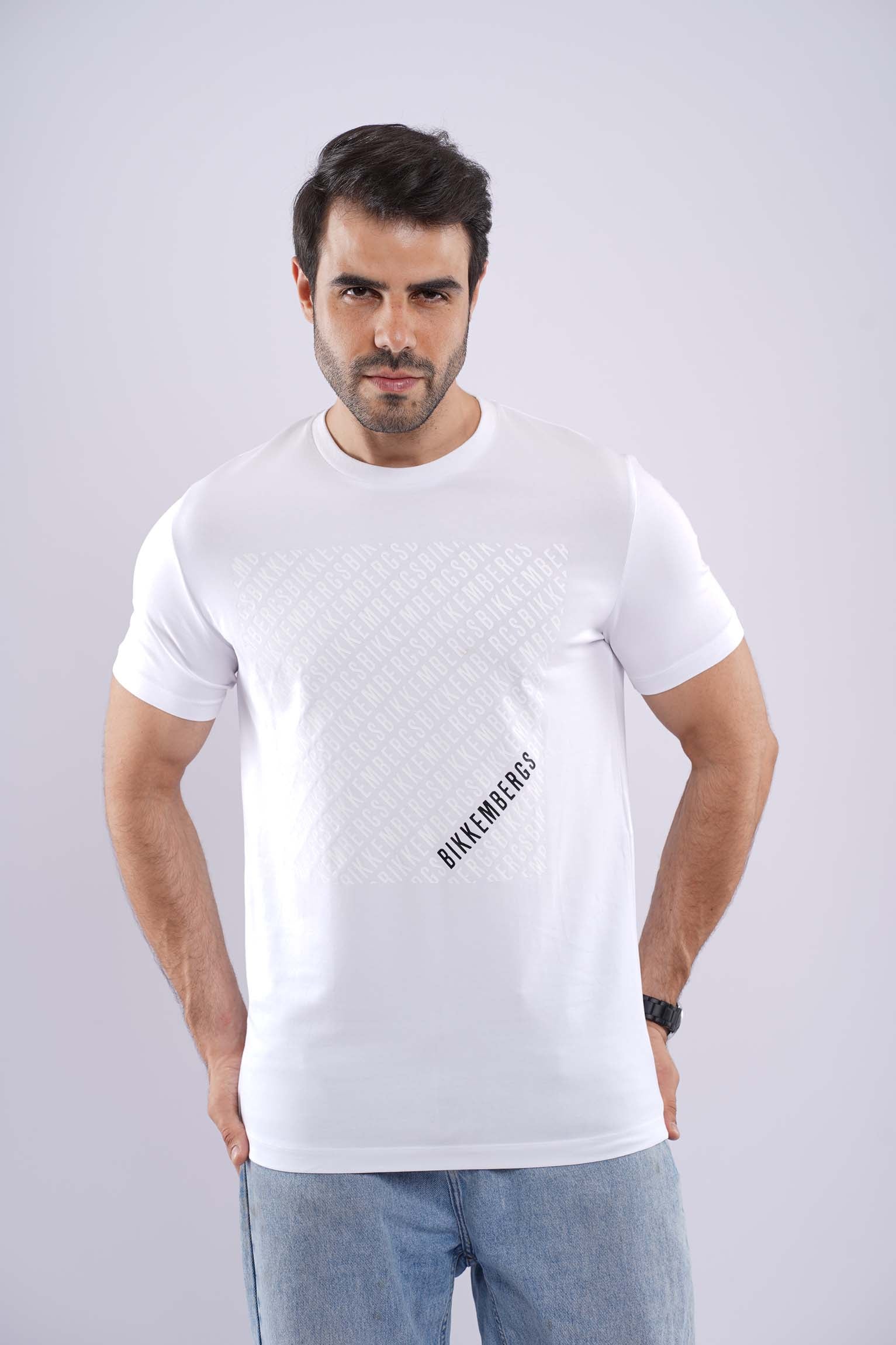 BIKKEMBRGS MEDUIM FIT COTTON T-SHIRT
