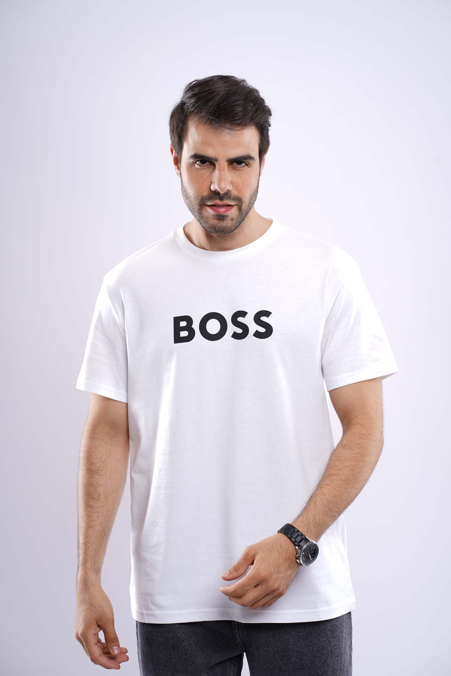 BOSS MEDUIM FIT COTTON T-SHIRT