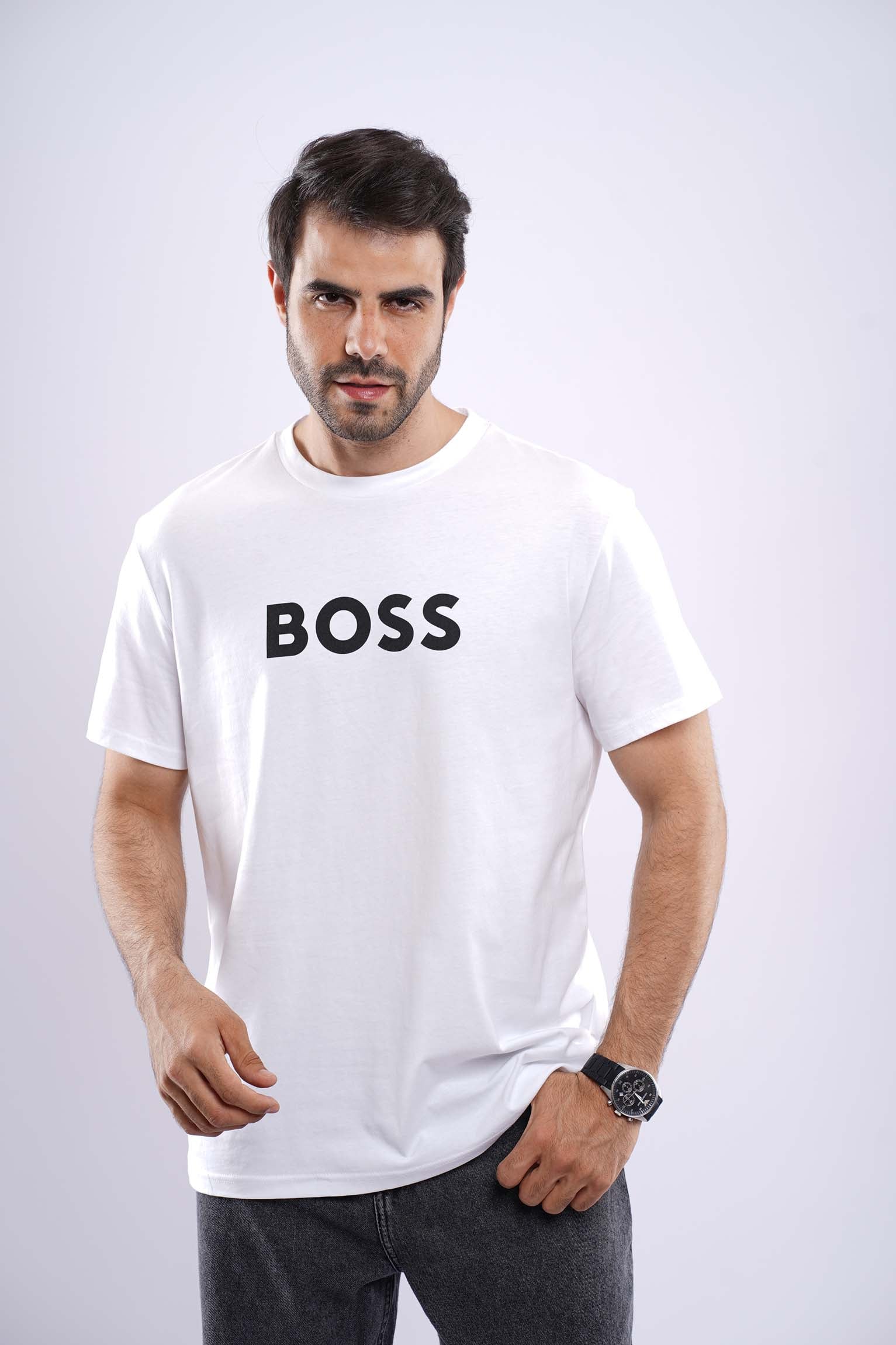 BOSS MEDUIM FIT COTTON T-SHIRT