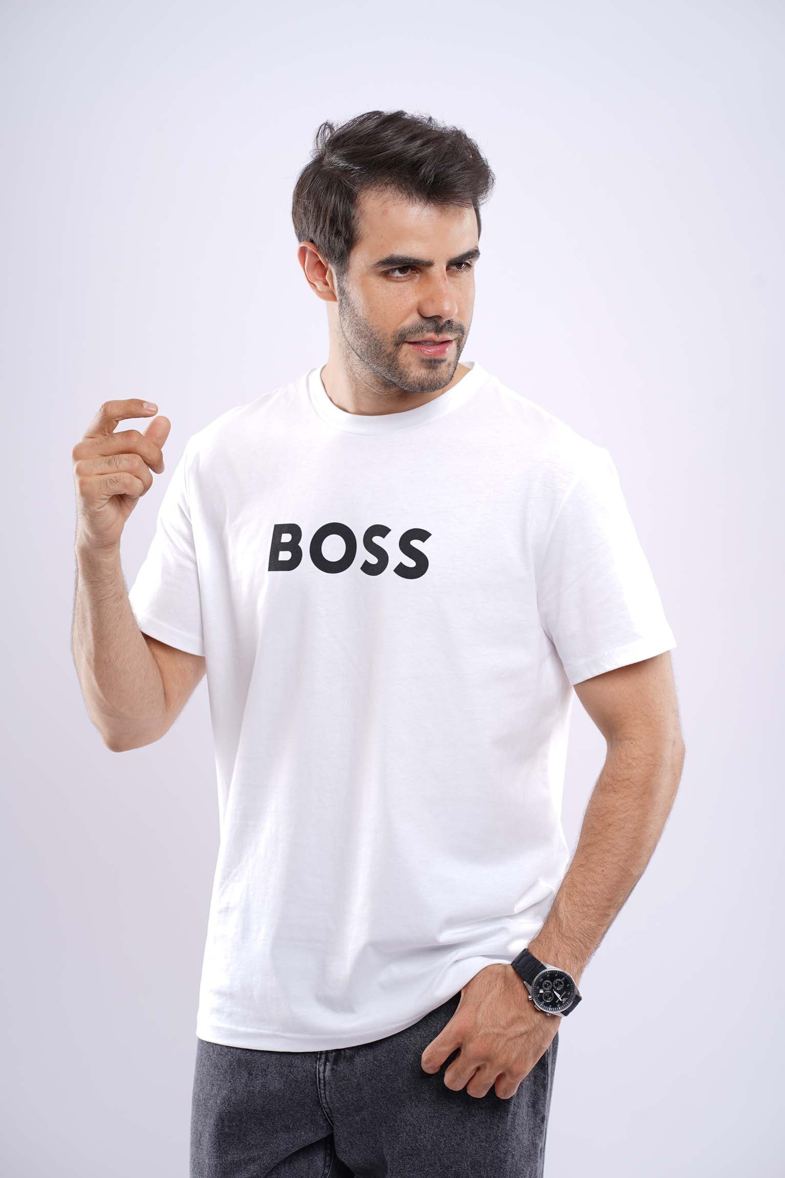 BOSS MEDUIM FIT COTTON T-SHIRT