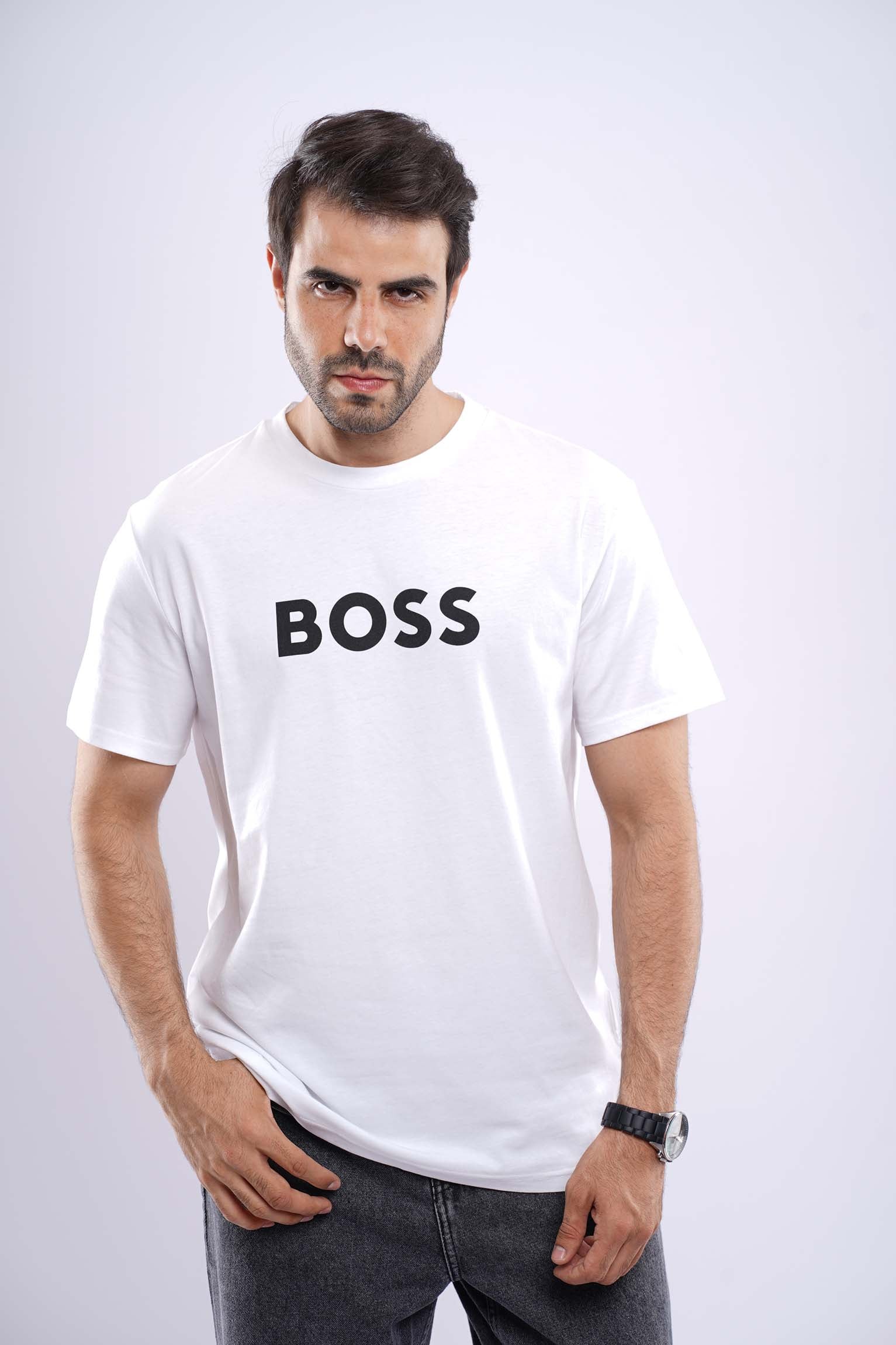 BOSS MEDUIM FIT COTTON T-SHIRT