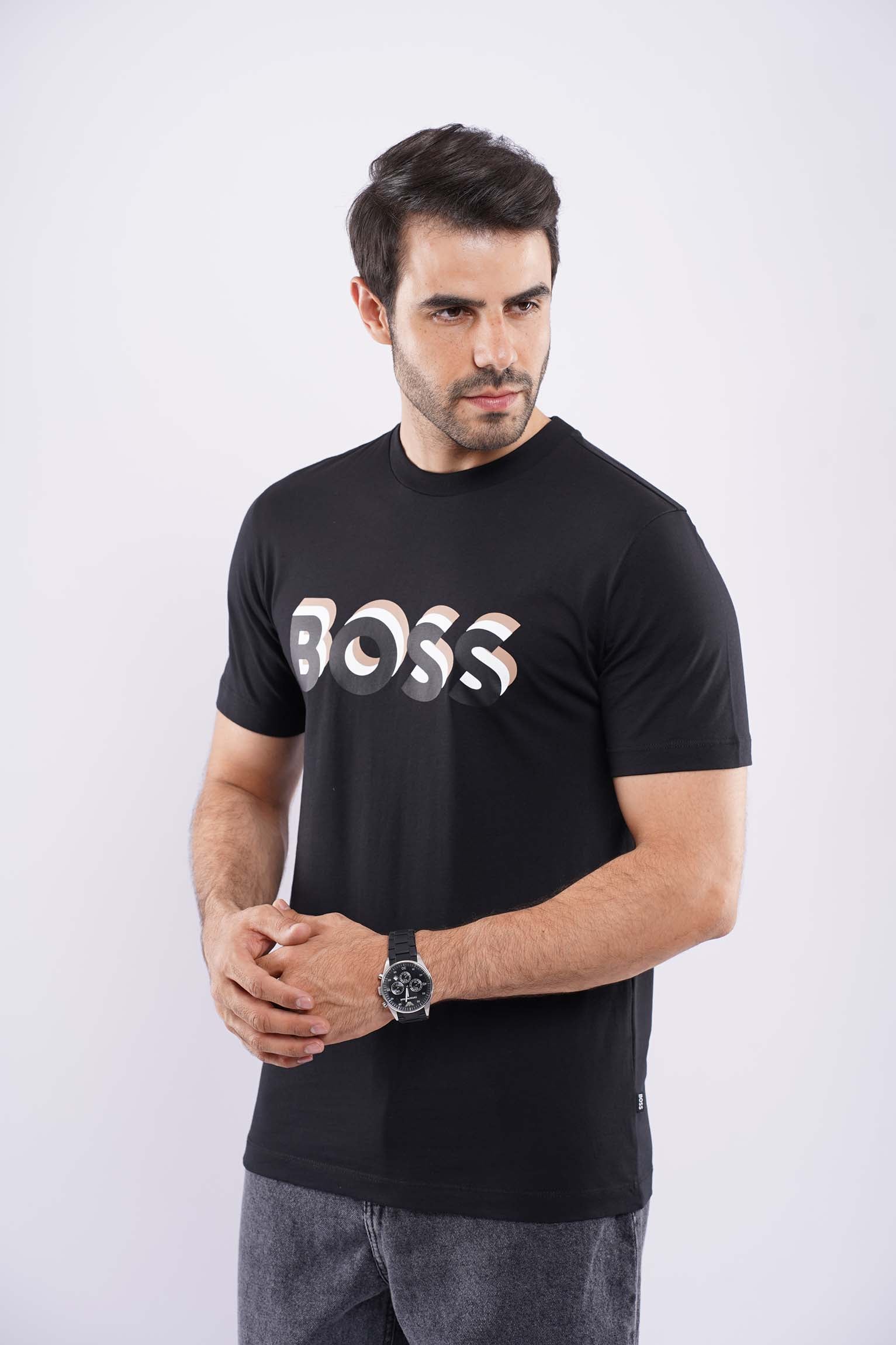 BOSS MEDUIM FIT COTTON T-SHIRT