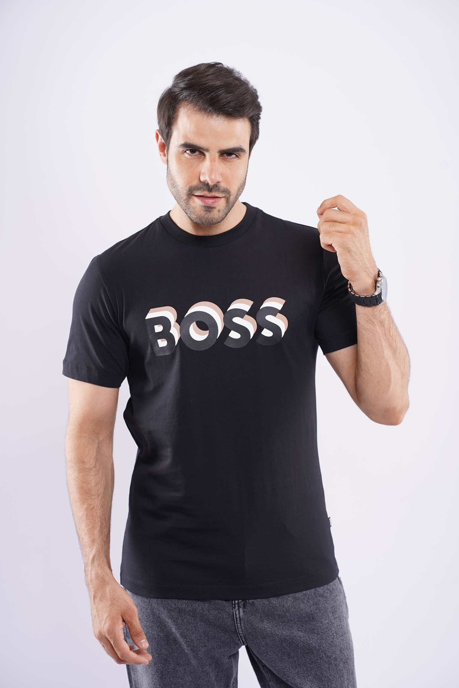 BOSS MEDUIM FIT COTTON T-SHIRT