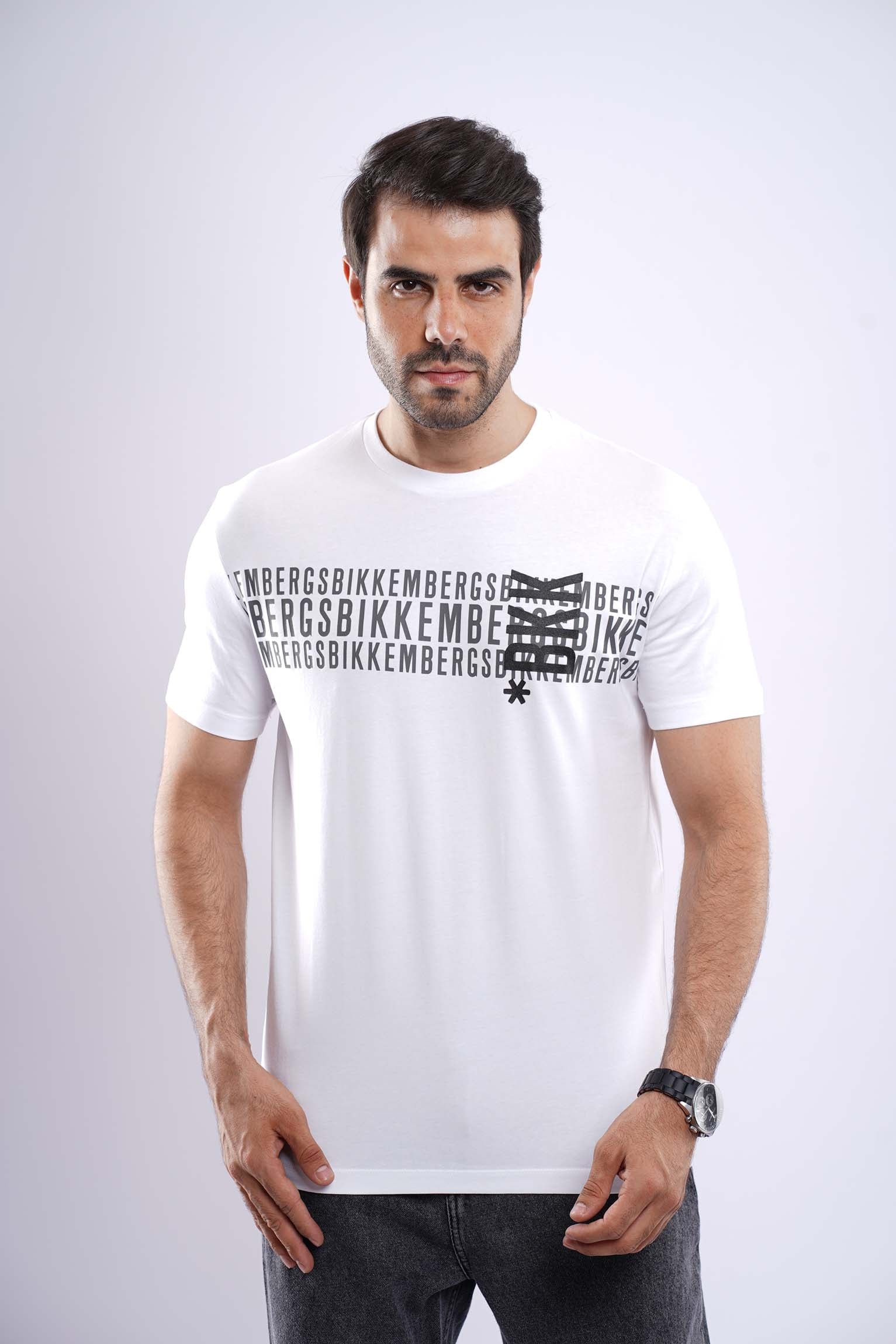 BIKKEMBRGS MEDUIM FIT COTTON T-SHIRT