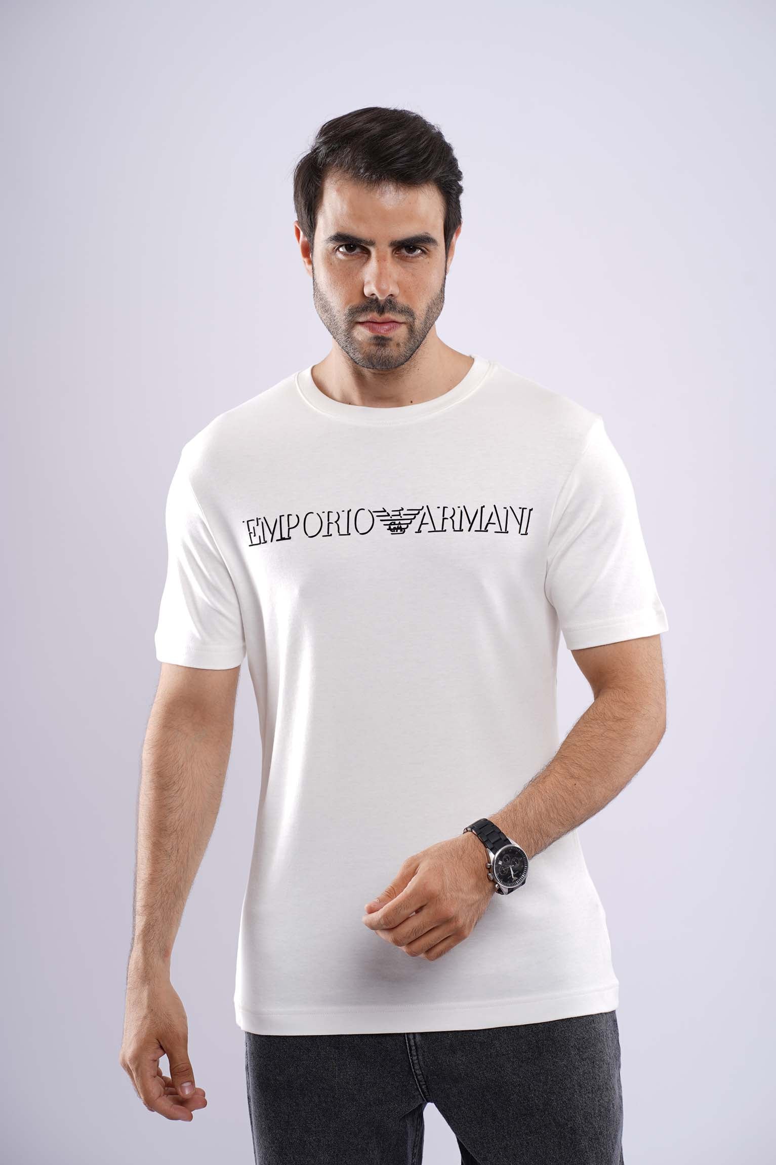 EMPORIO ARMANI MEDUIM FIT COTTON T-SHIRT