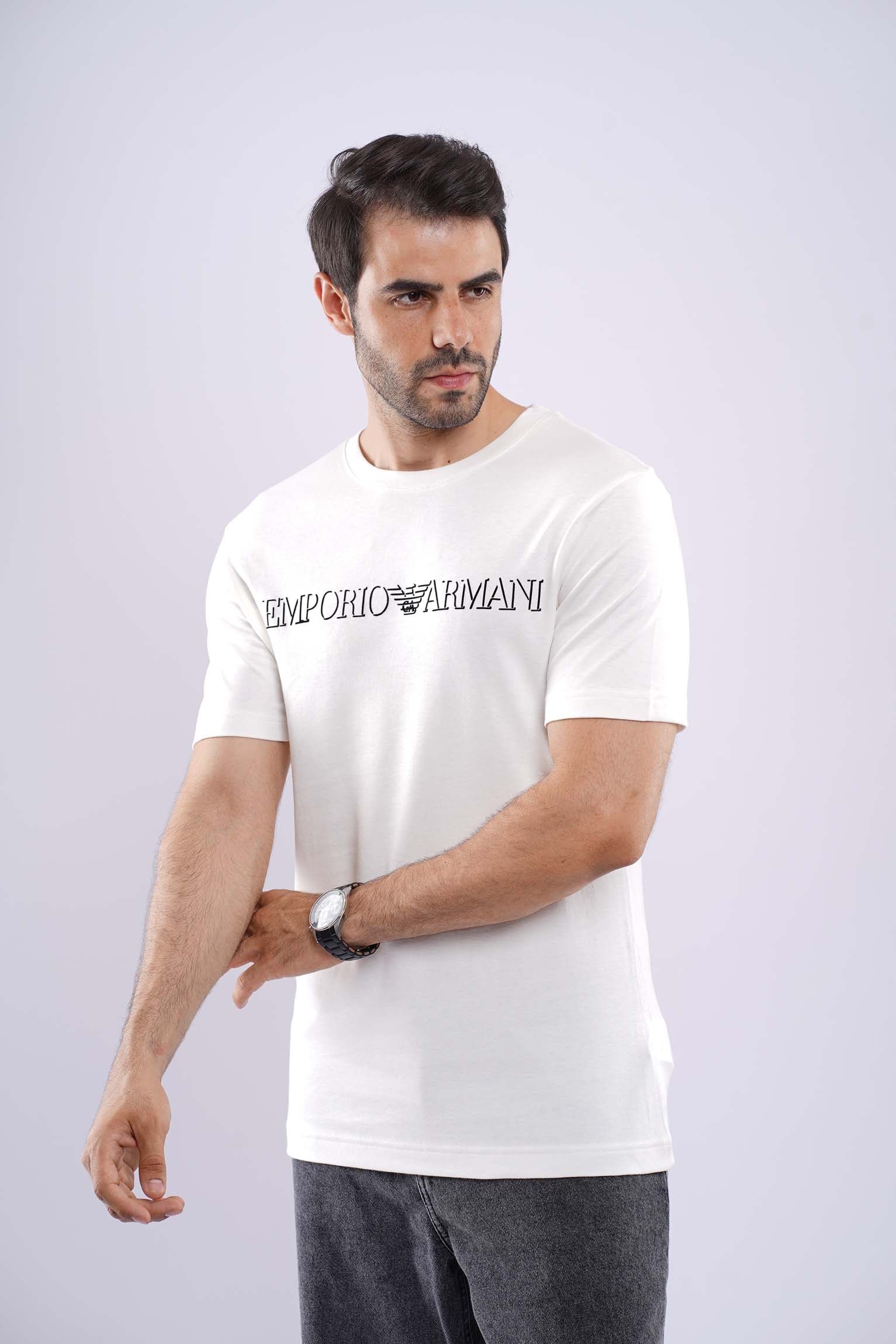 EMPORIO ARMANI MEDUIM FIT COTTON T-SHIRT