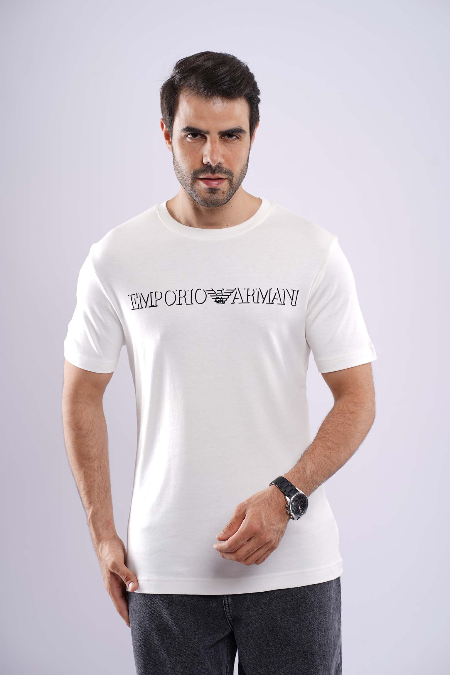 EMPORIO ARMANI MEDUIM FIT COTTON T-SHIRT