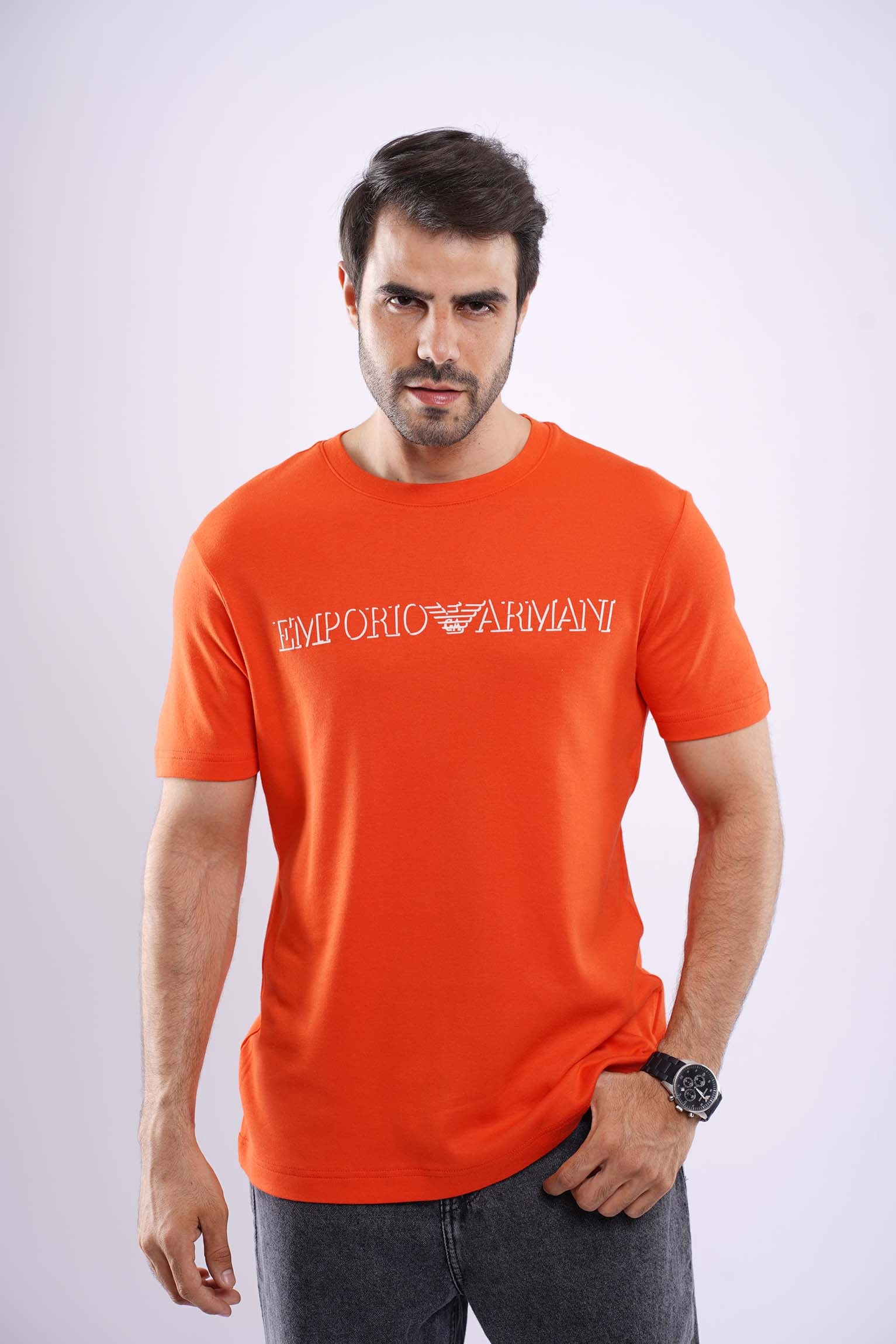 EMPORIO ARMANI MEDUIM FIT COTTON T-SHIRT