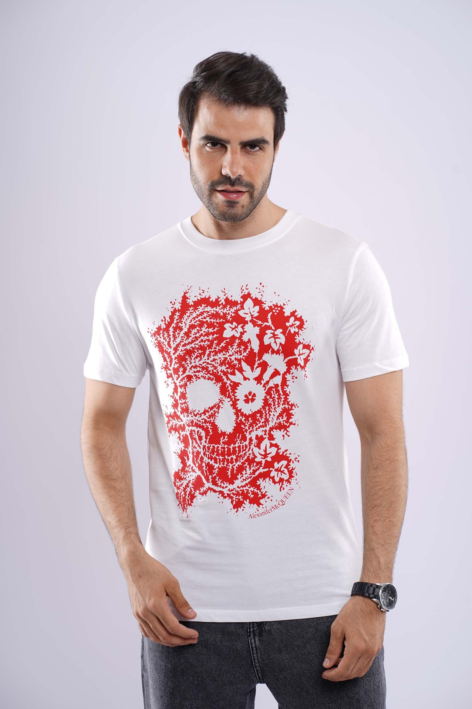 ALEXANDER MCQUEEN MEDUIM FIT COTTON T-SHIRT