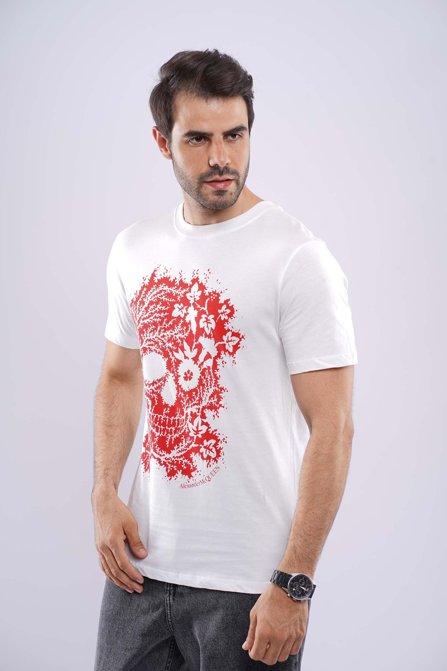 ALEXANDER MCQUEEN MEDUIM FIT COTTON T-SHIRT