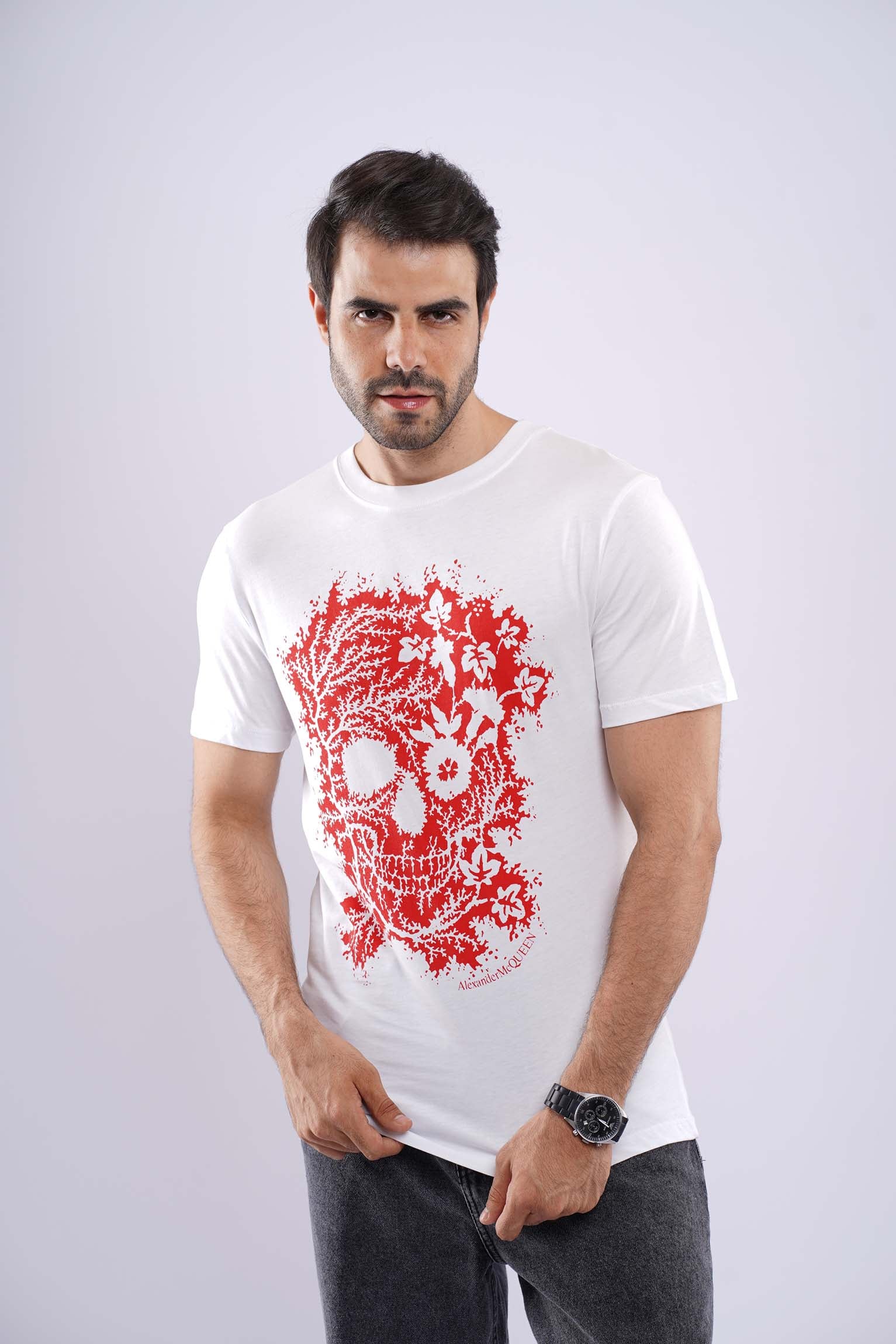 ALEXANDER MCQUEEN MEDUIM FIT COTTON T-SHIRT