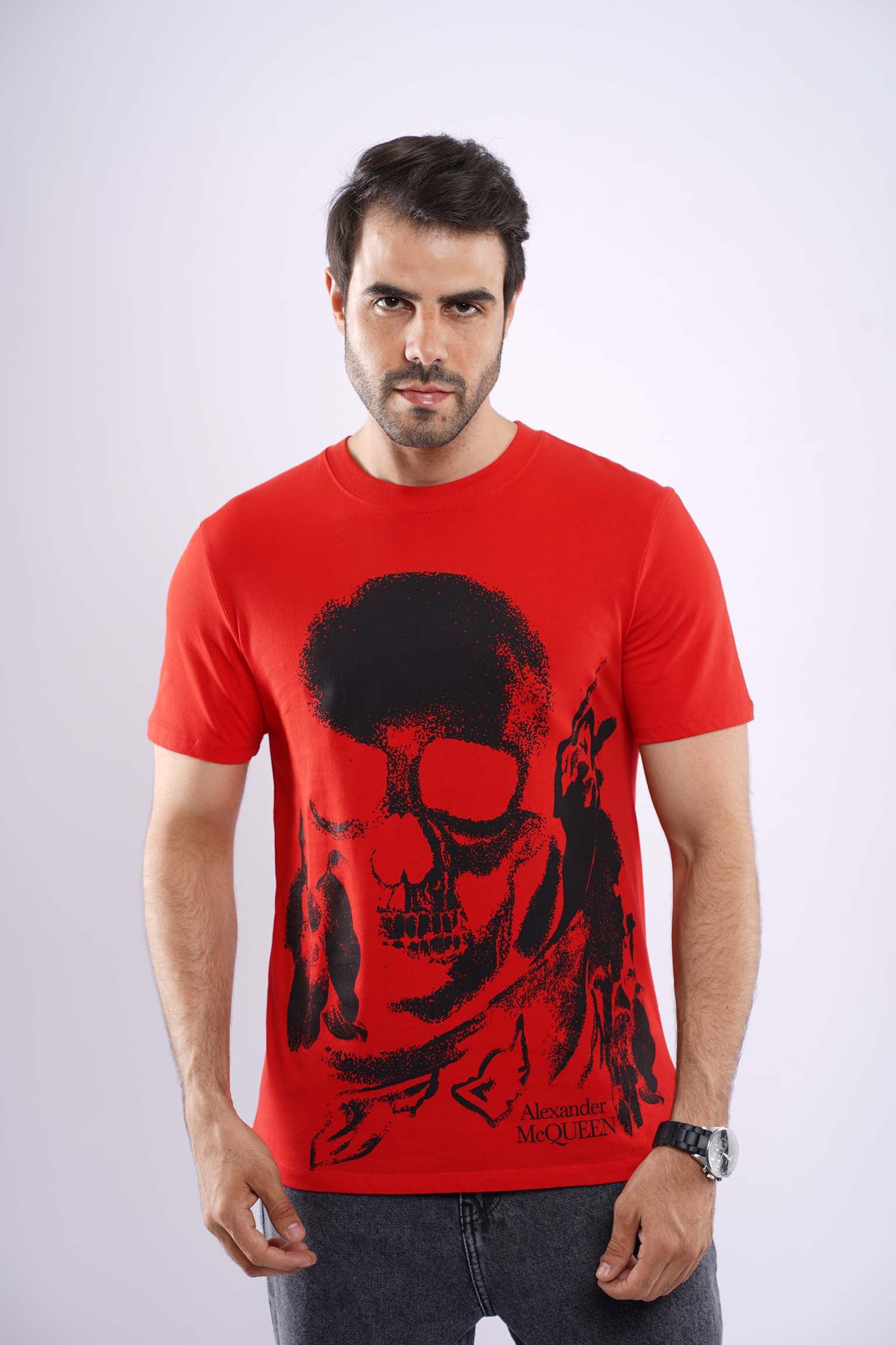 ALEXANDER MCQUEEN MEDUIM FIT COTTON T-SHIRT