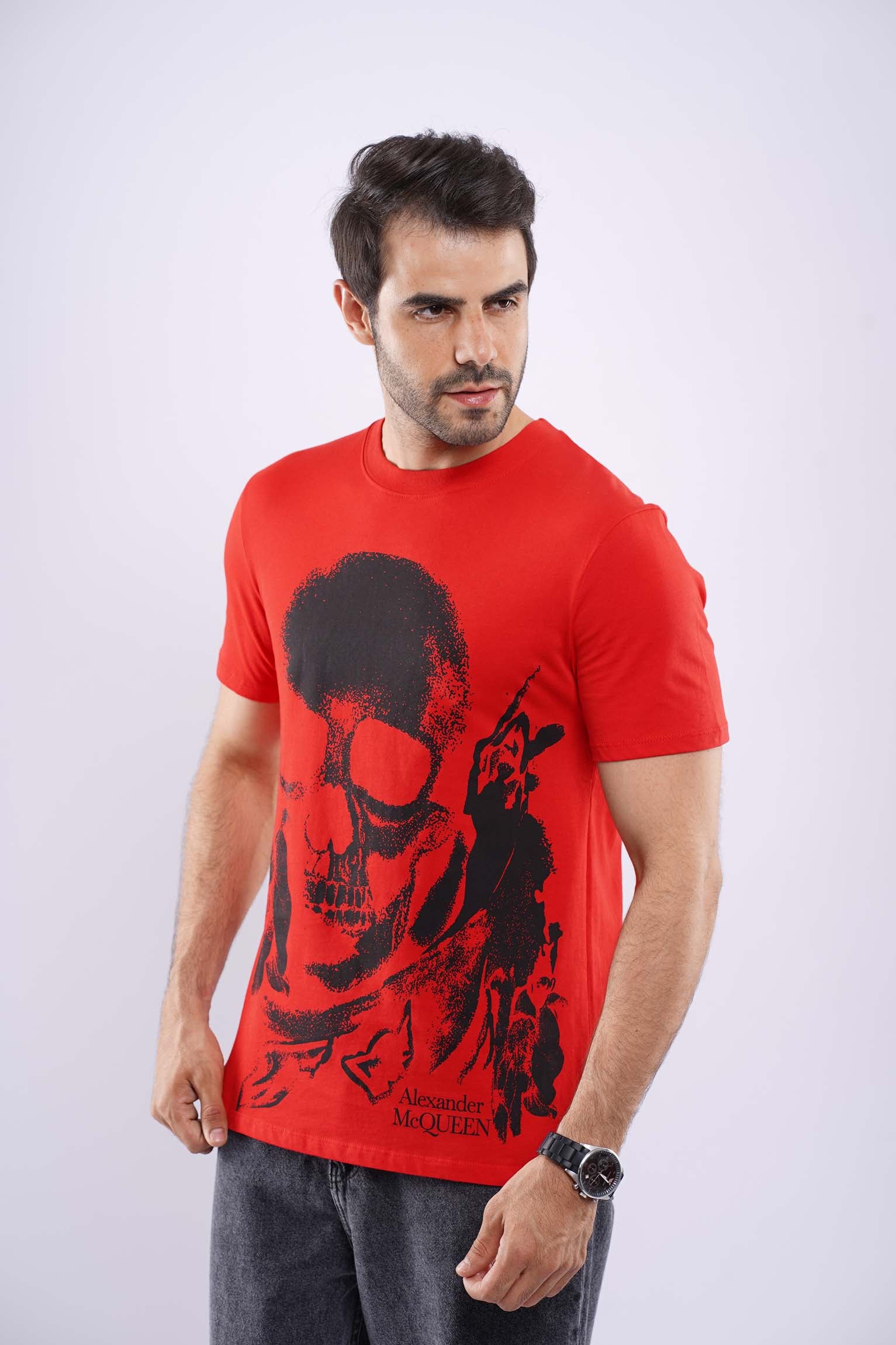 ALEXANDER MCQUEEN MEDUIM FIT COTTON T-SHIRT