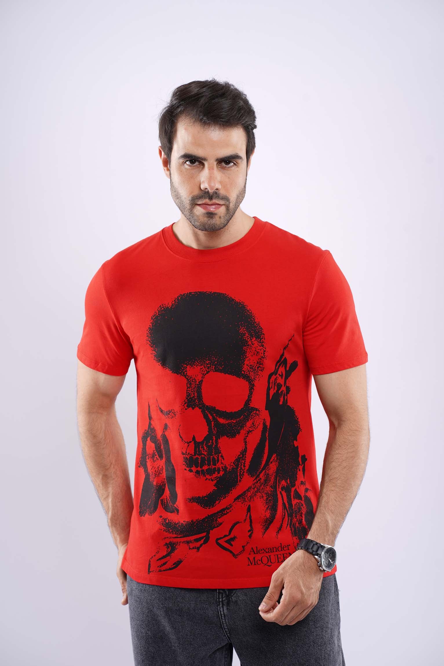 ALEXANDER MCQUEEN MEDUIM FIT COTTON T-SHIRT