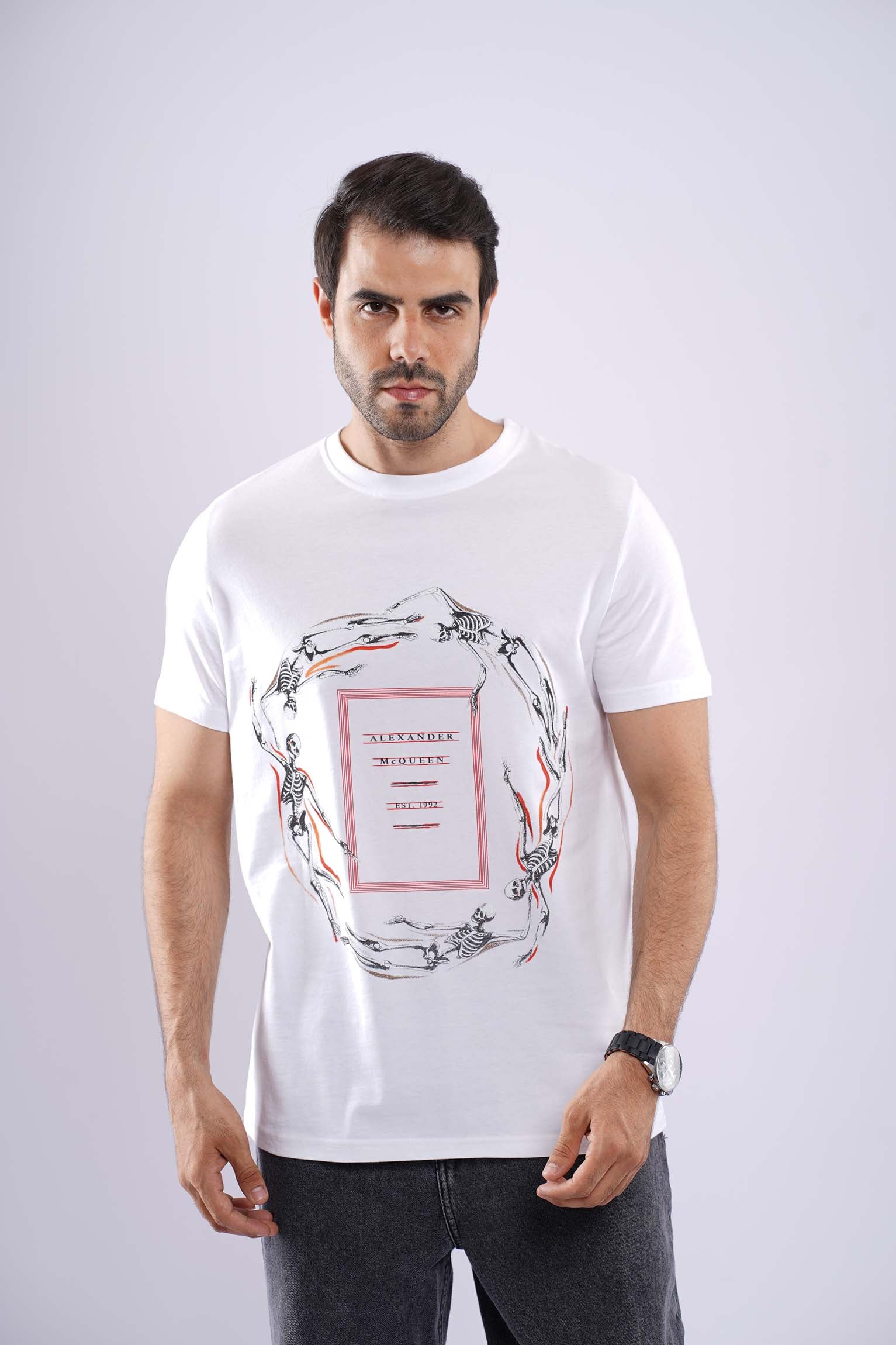 ALEXANDER MCQUEEN MEDUIM FIT COTTON T-SHIRT