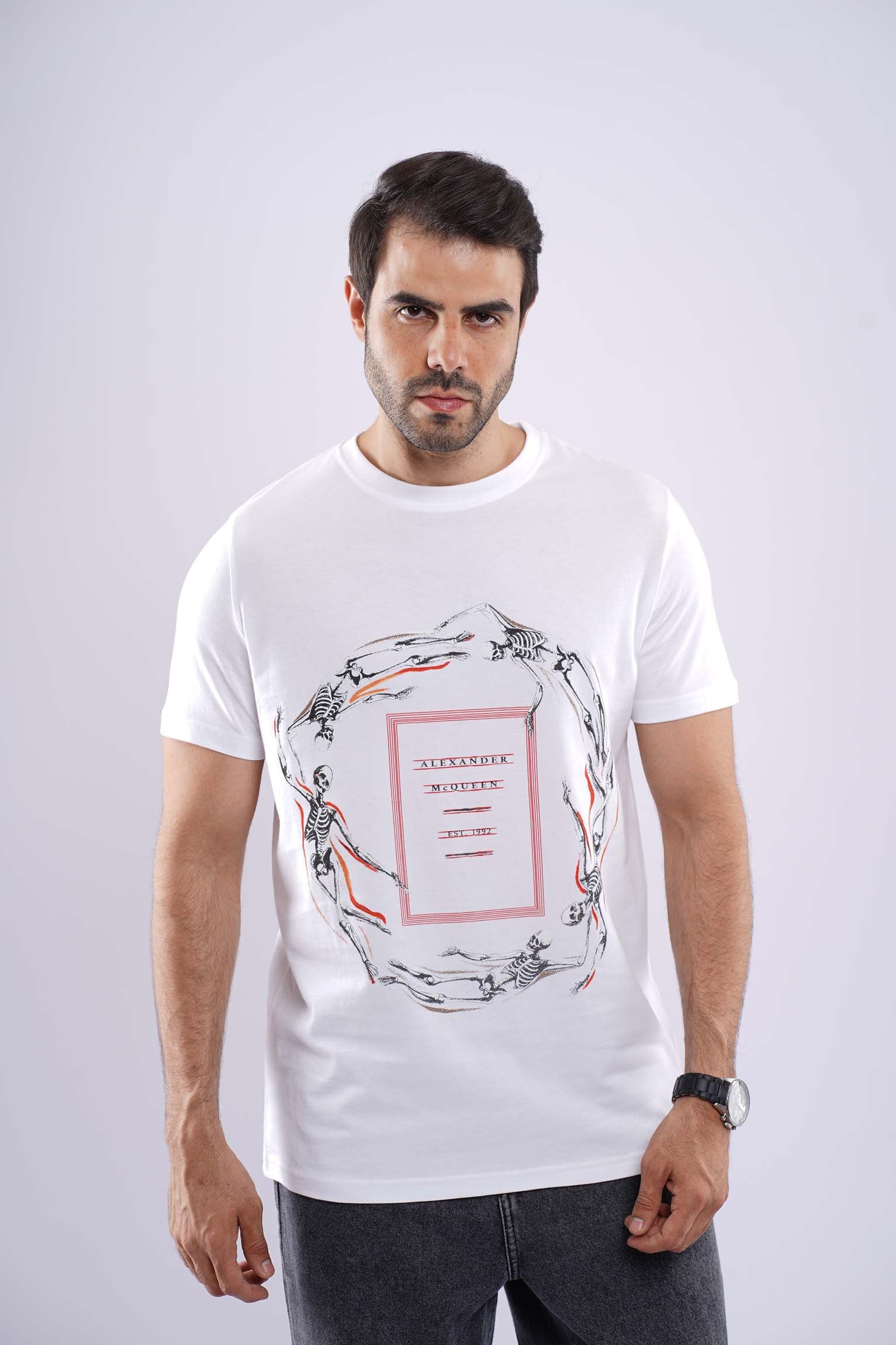 ALEXANDER MCQUEEN MEDUIM FIT COTTON T-SHIRT