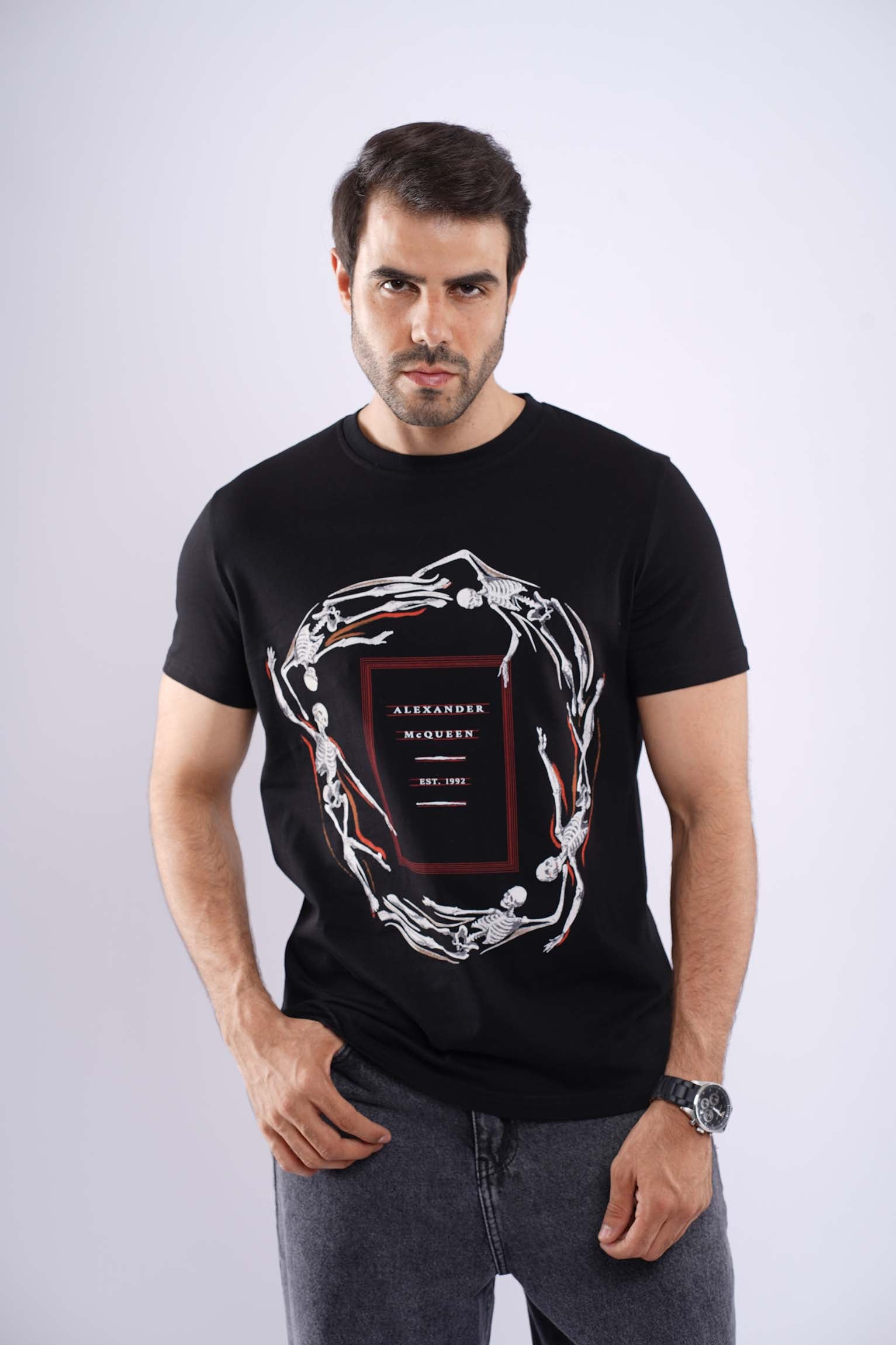 ALEXANDER MCQUEEN MEDUIM FIT COTTON T-SHIRT