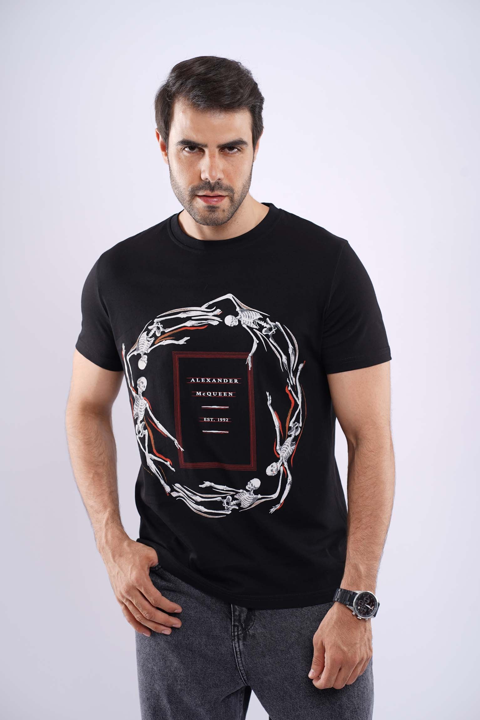 ALEXANDER MCQUEEN MEDUIM FIT COTTON T-SHIRT