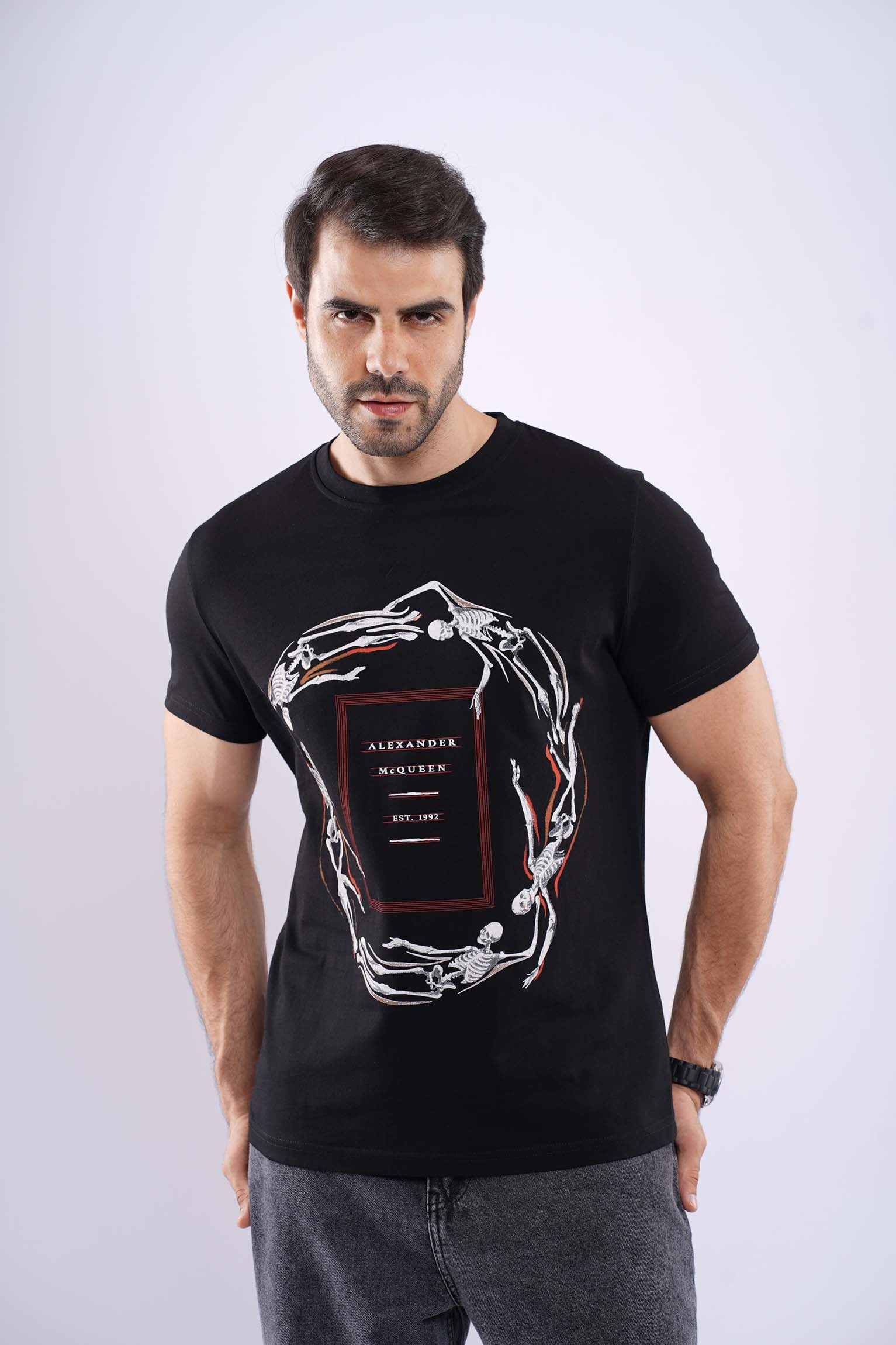 ALEXANDER MCQUEEN MEDUIM FIT COTTON T-SHIRT