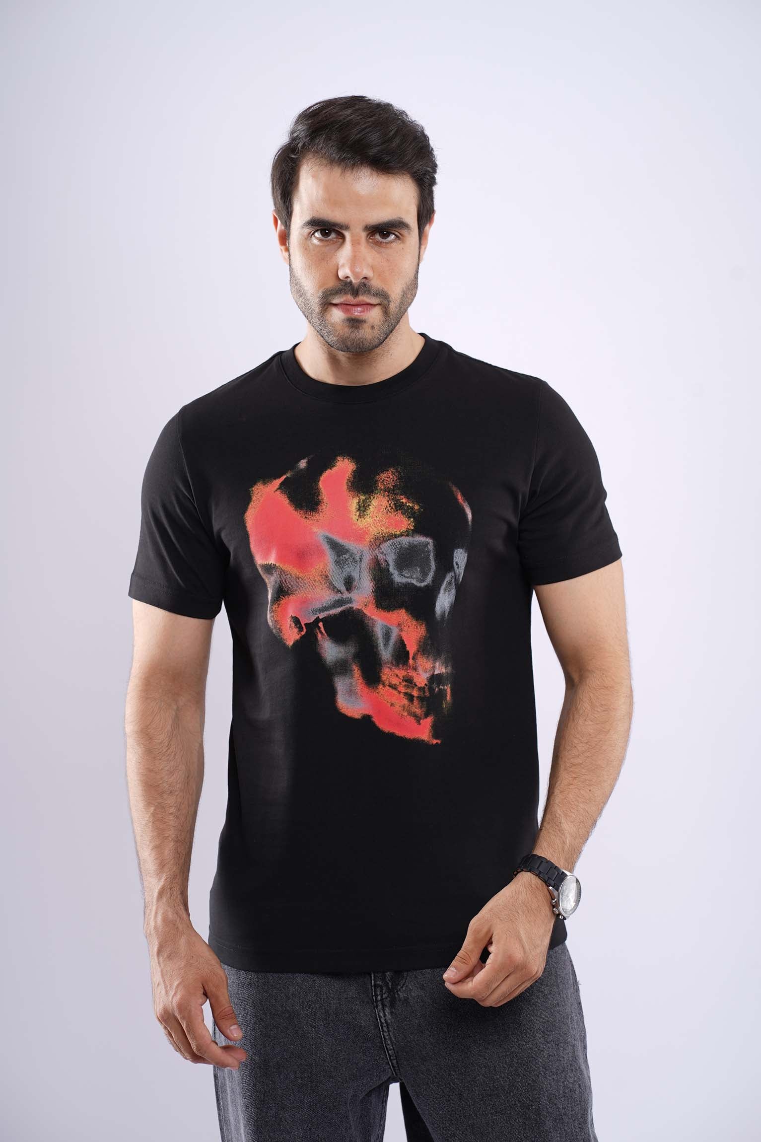 ALEXANDER MCQUEEN MEDUIM FIT COTTON T-SHIRT