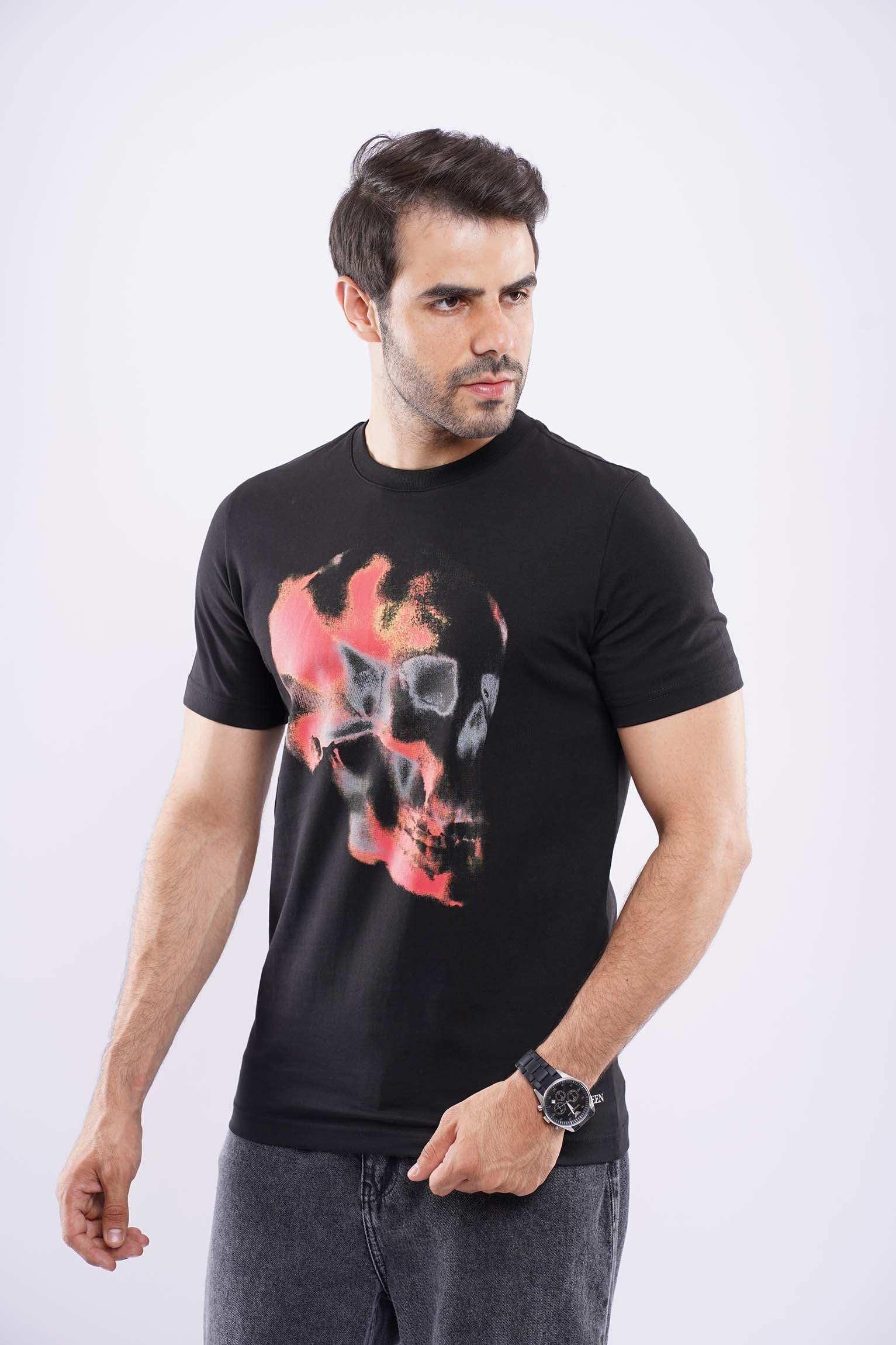 ALEXANDER MCQUEEN MEDUIM FIT COTTON T-SHIRT