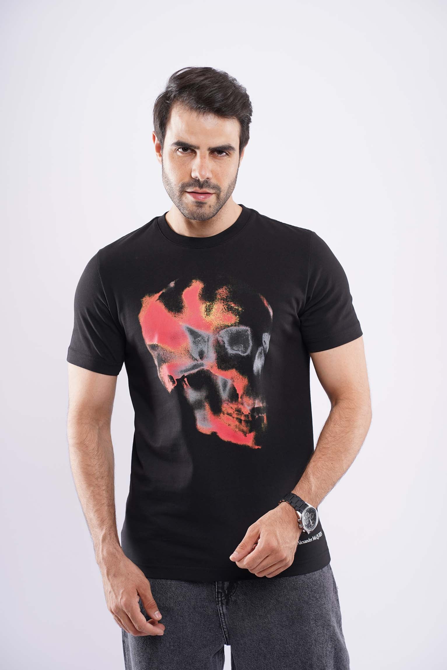 ALEXANDER MCQUEEN MEDUIM FIT COTTON T-SHIRT