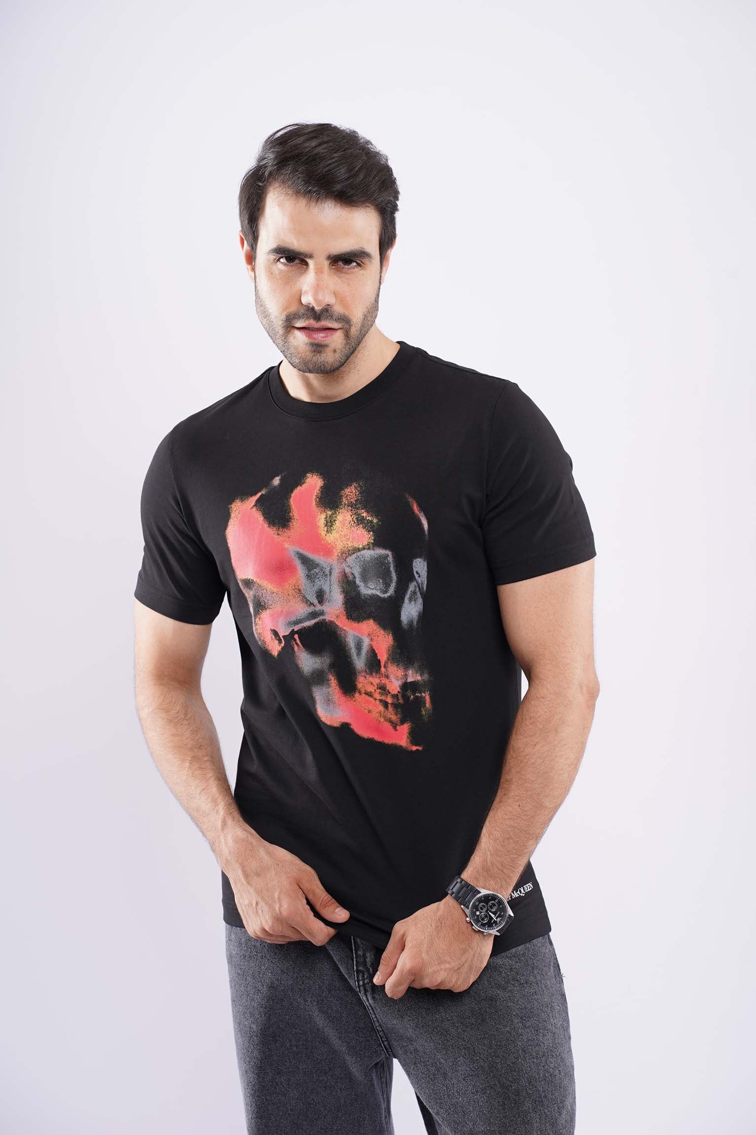 ALEXANDER MCQUEEN MEDUIM FIT COTTON T-SHIRT