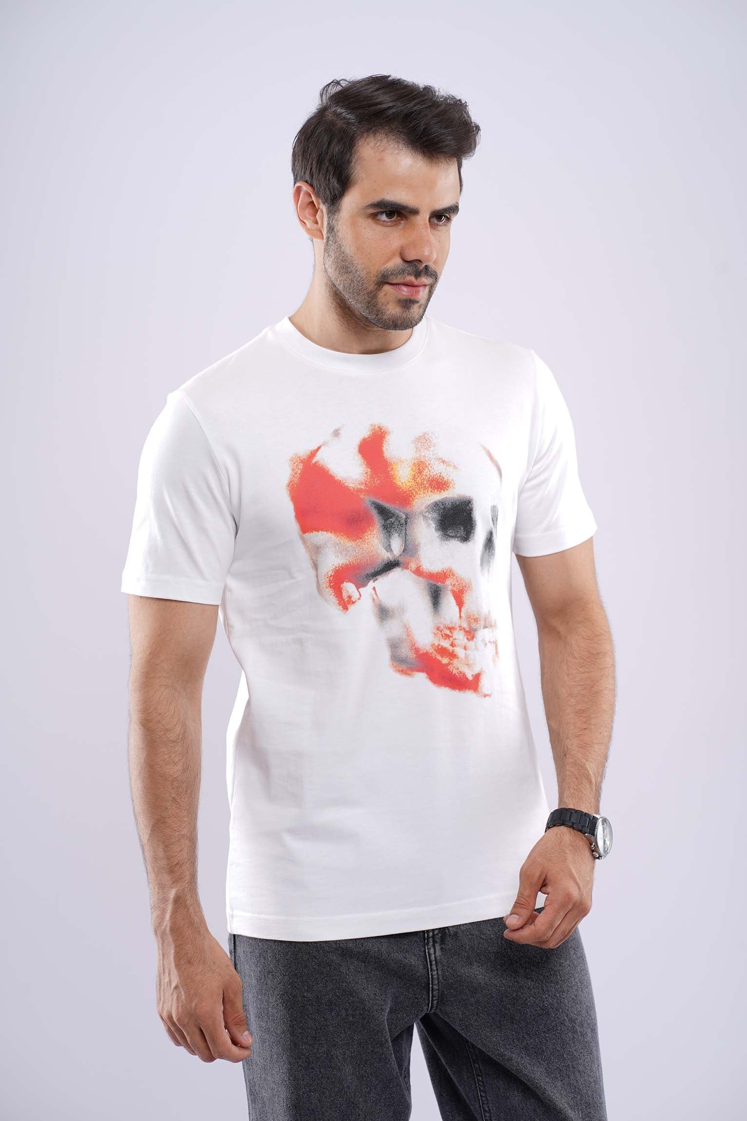 ALEXANDER MCQUEEN MEDUIM FIT COTTON T-SHIRT