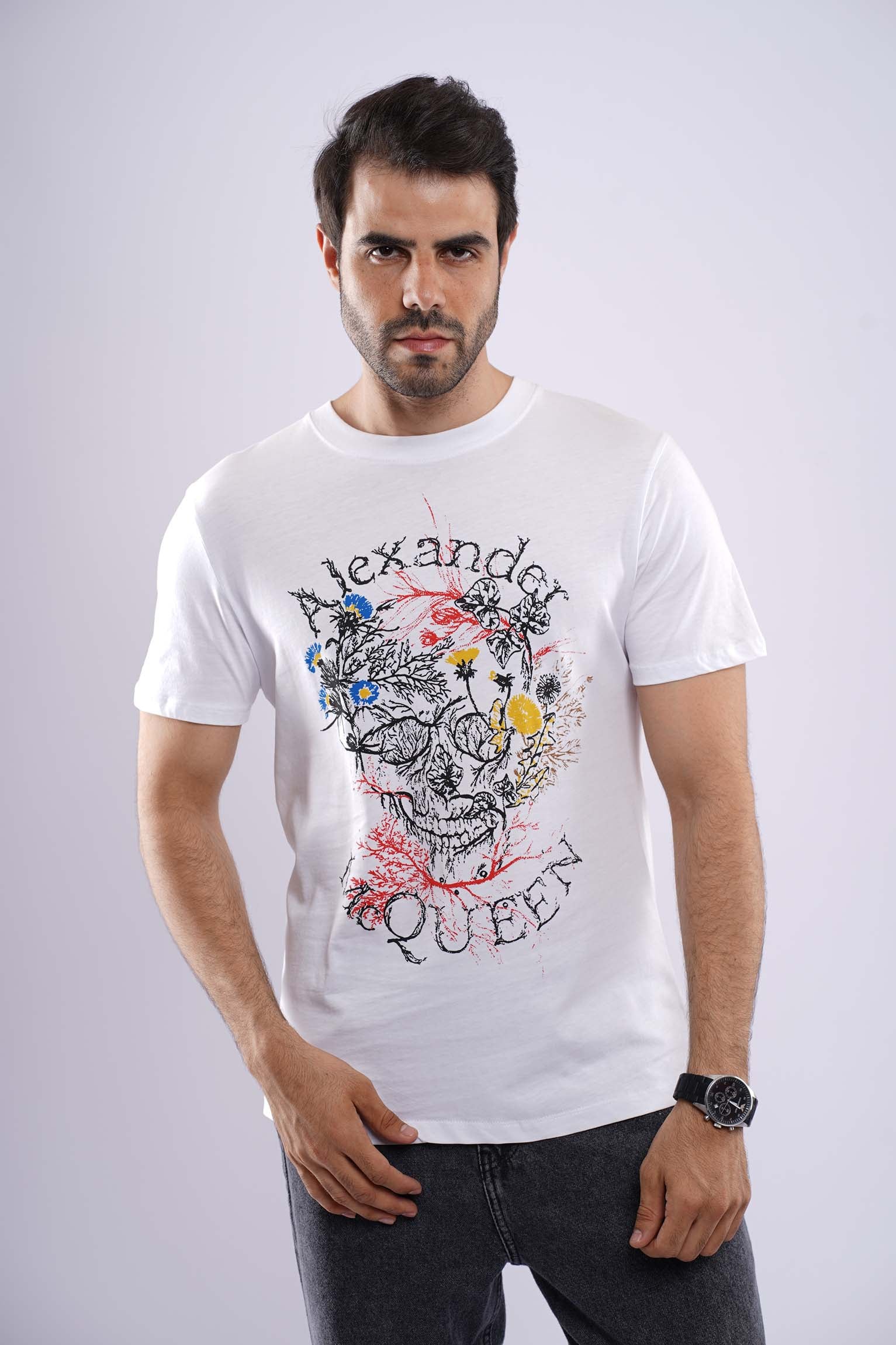 ALEXANDER MCQUEEN MEDUIM FIT COTTON T-SHIRT