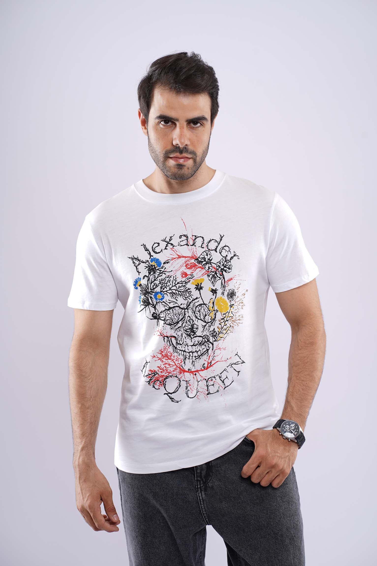 ALEXANDER MCQUEEN MEDUIM FIT COTTON T-SHIRT